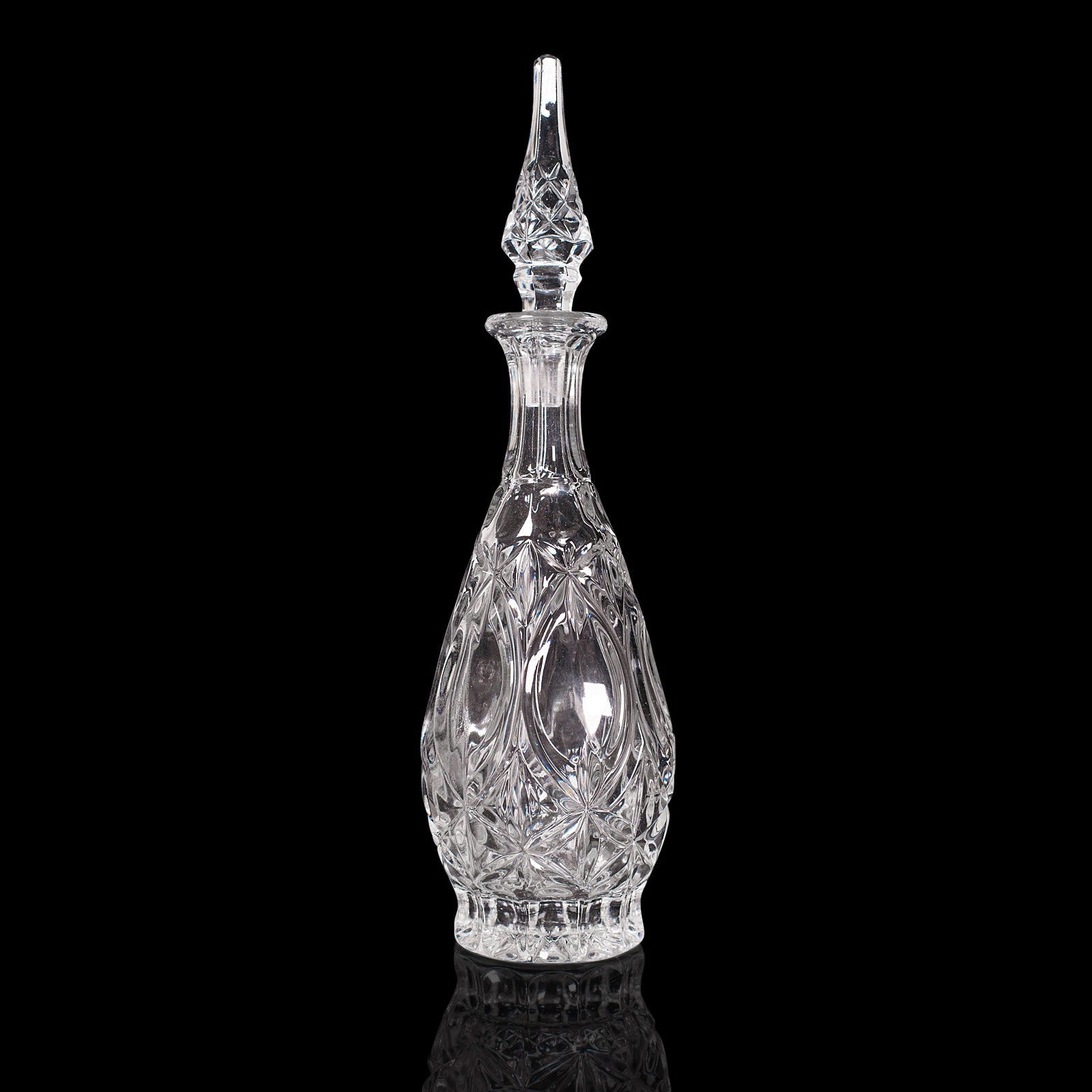 Vintage Burgundy Decanter, French, Glass, Wine Vessel, Art Deco, Circa 1950 - London Fine Antiques
