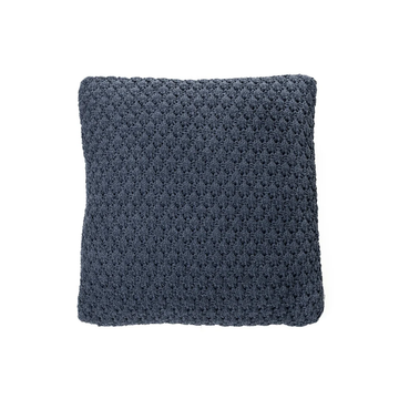 Coussin basket bleu 18x18 brunelli