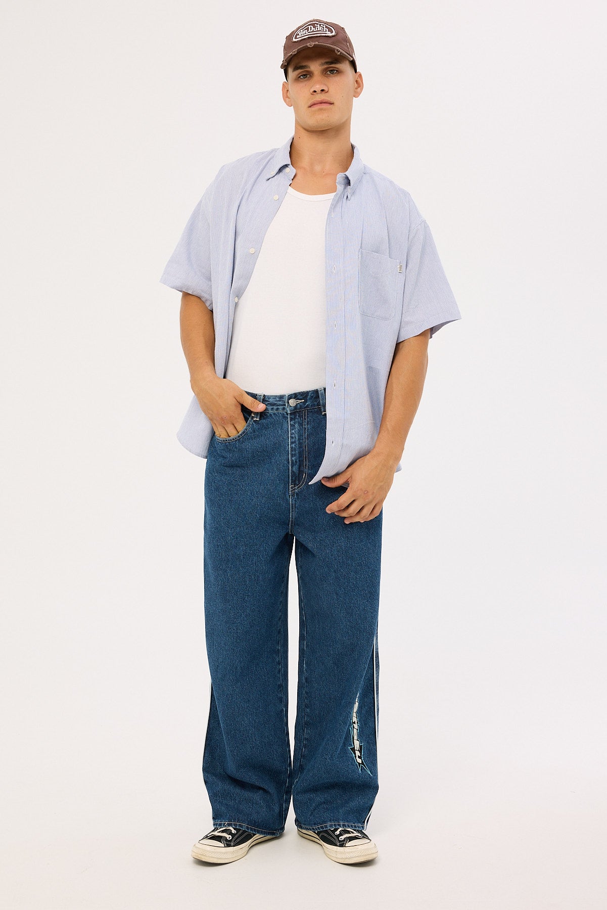 Neovision Freestyle Behemoth Super Baggy Jean Rave Blue