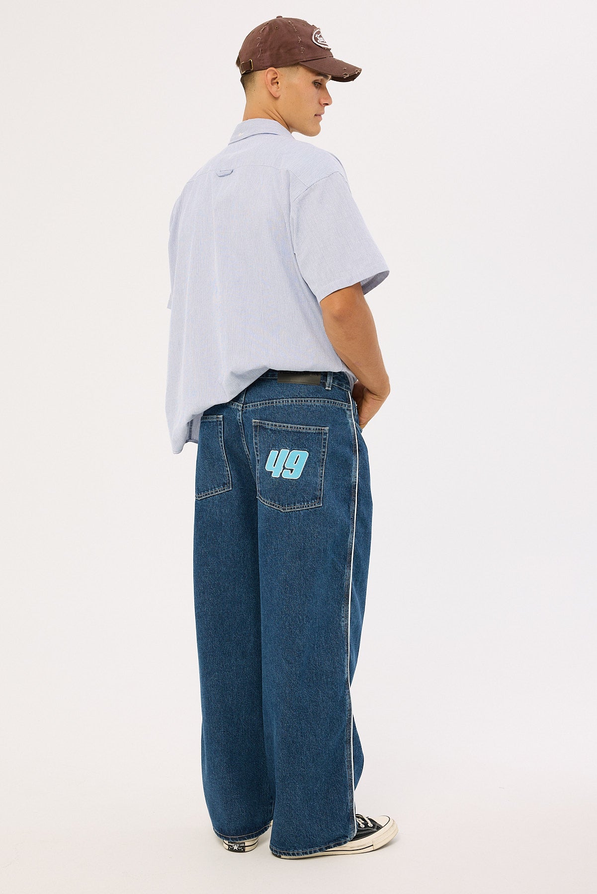 Neovision Freestyle Behemoth Super Baggy Jean Rave Blue