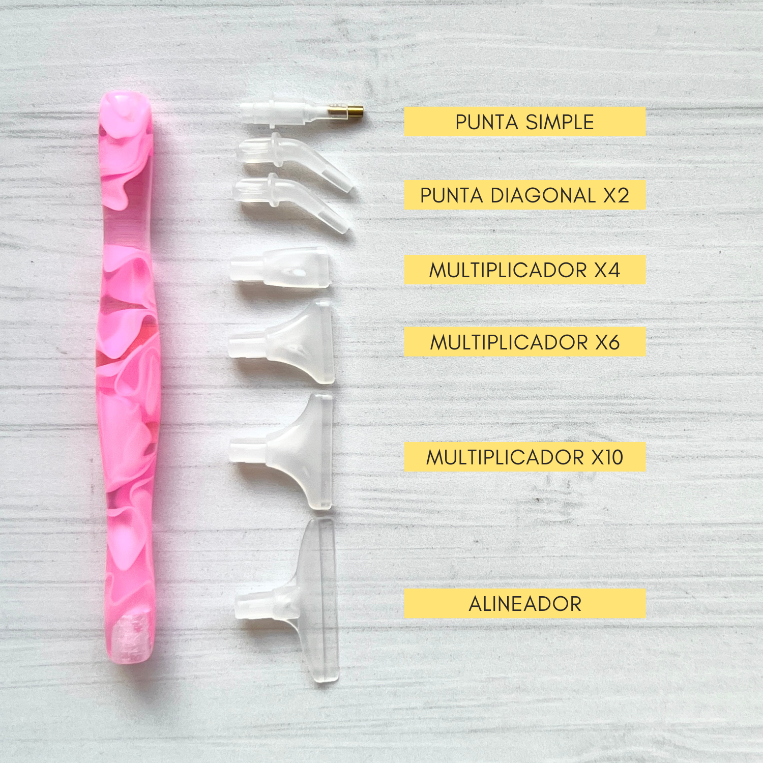 Lápiz Fabuloso + 6 Aplicadores (Rosa)