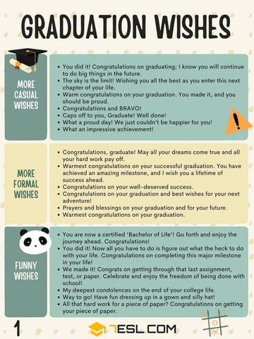 85 Graduation Wishes and Messages to Write in a Graduation Card 2