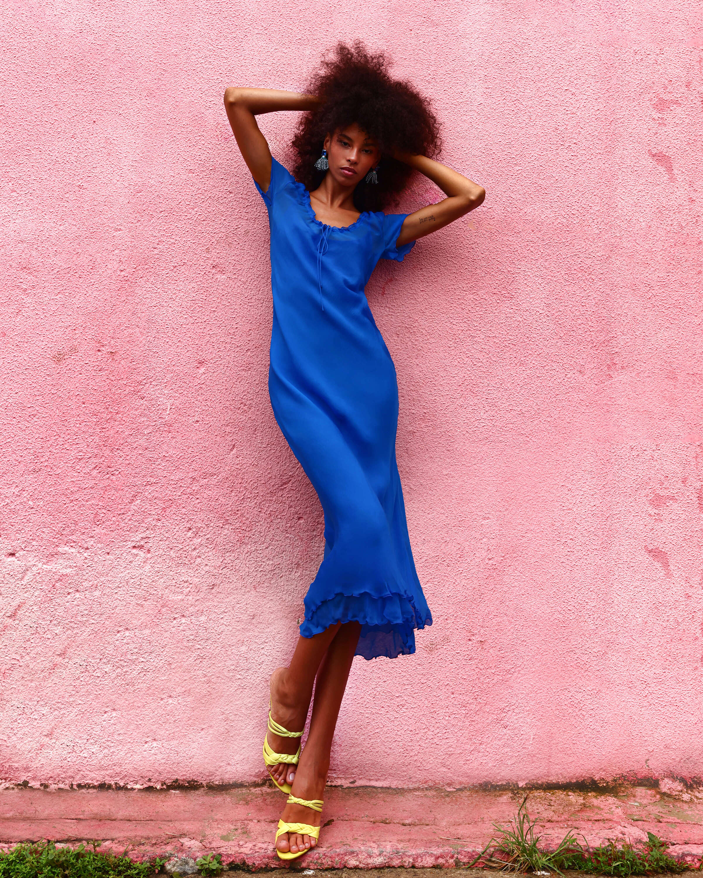Anessa Dress Blue