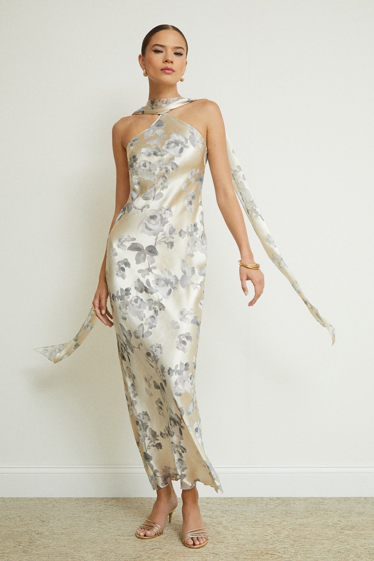 Ashton Maxi in Snow Petal