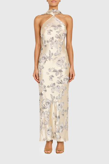 Ashton Maxi in Snow Petal