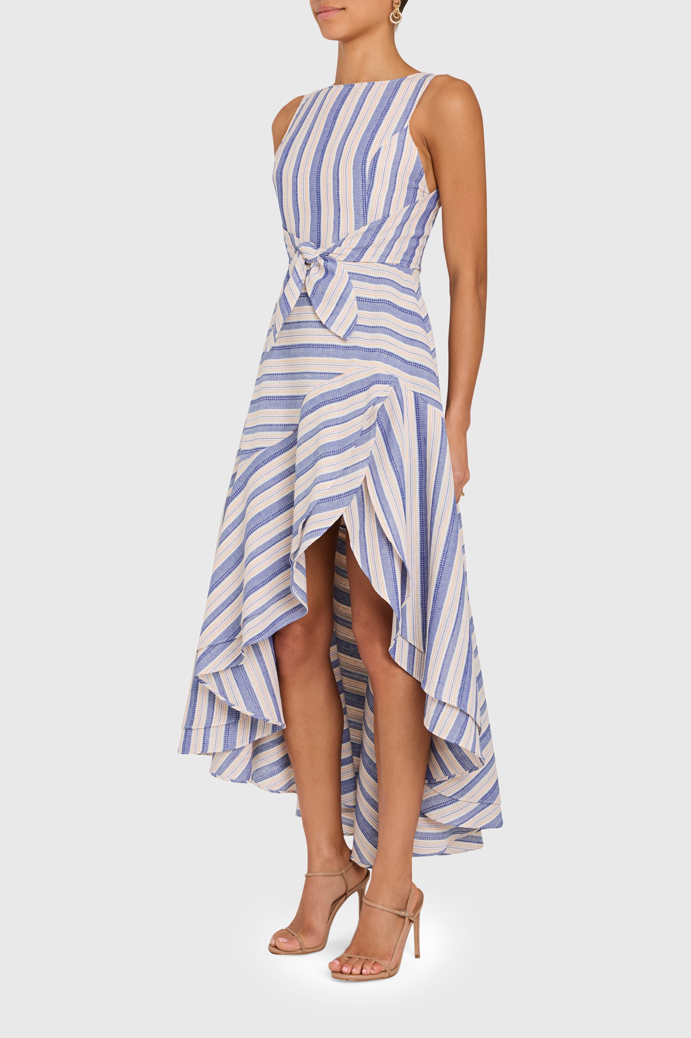 Casella Dress in Myers Stripe