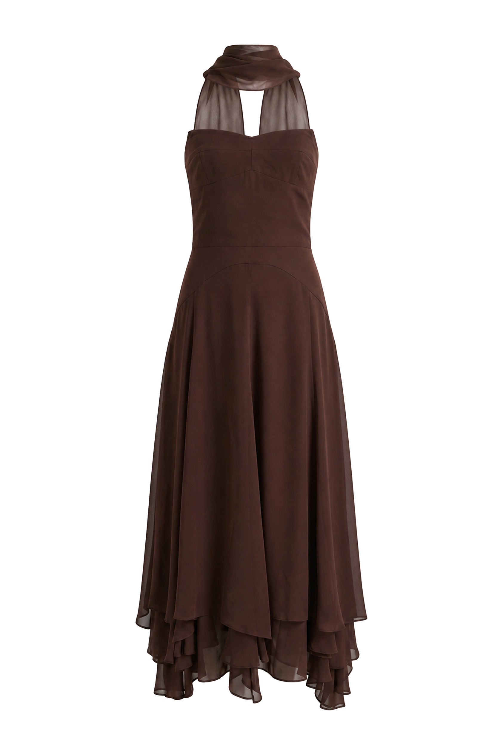 Monterey Dress With Scarf