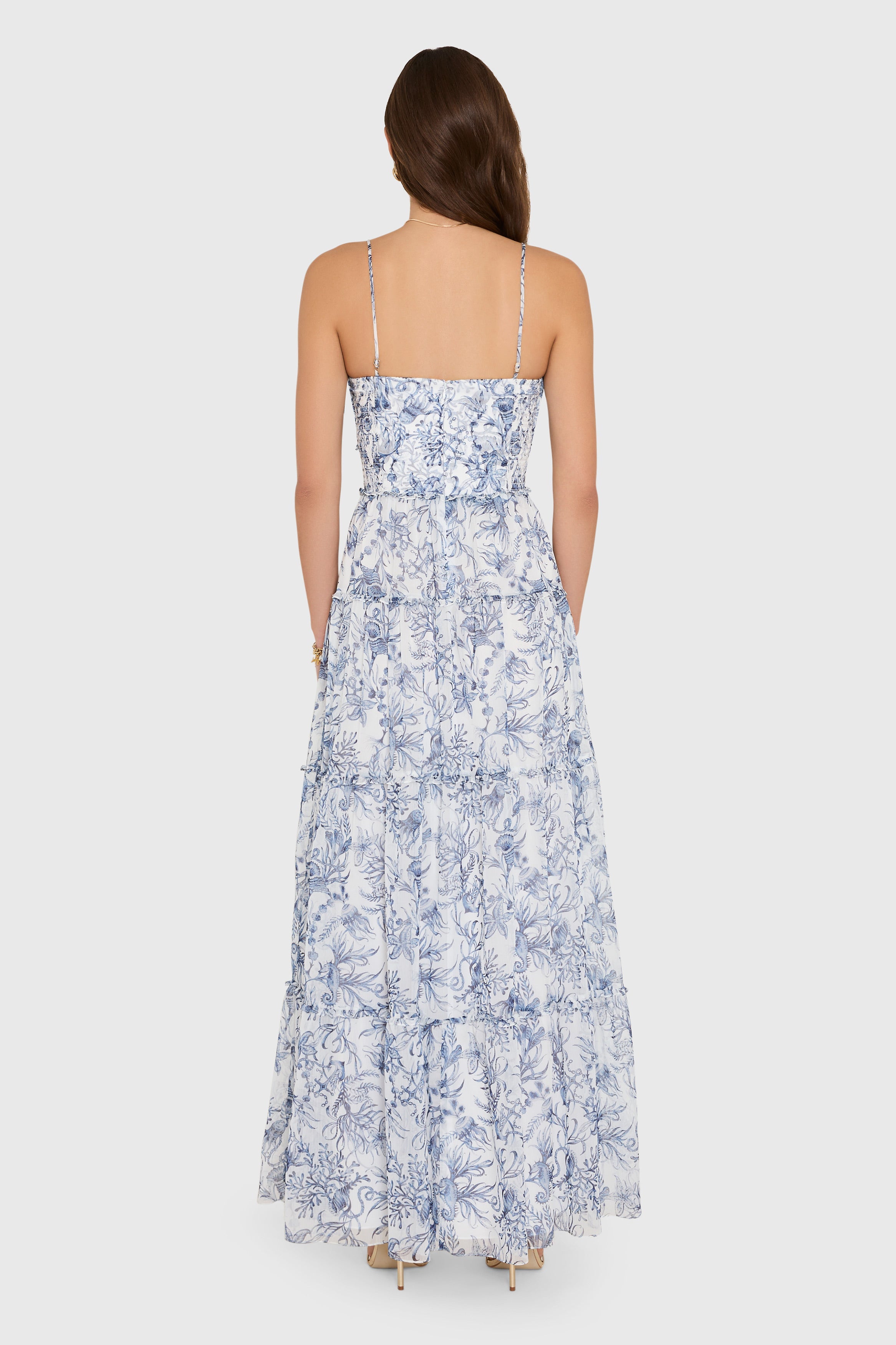 Willow Maxi Dress in Deep Sea