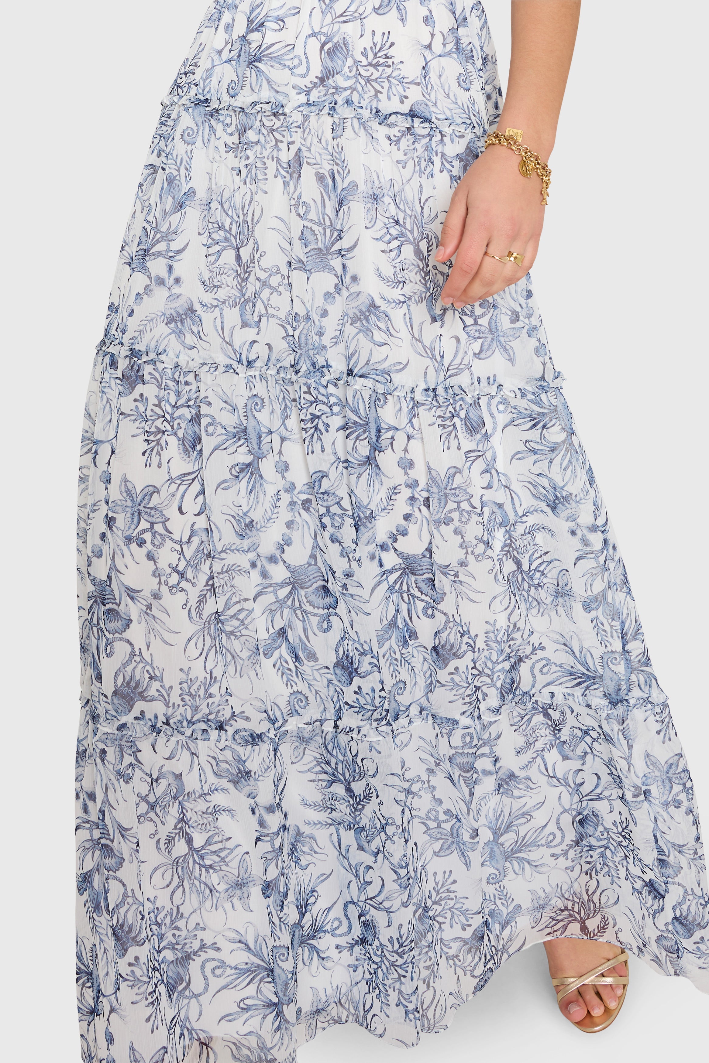 Willow Maxi Dress in Deep Sea