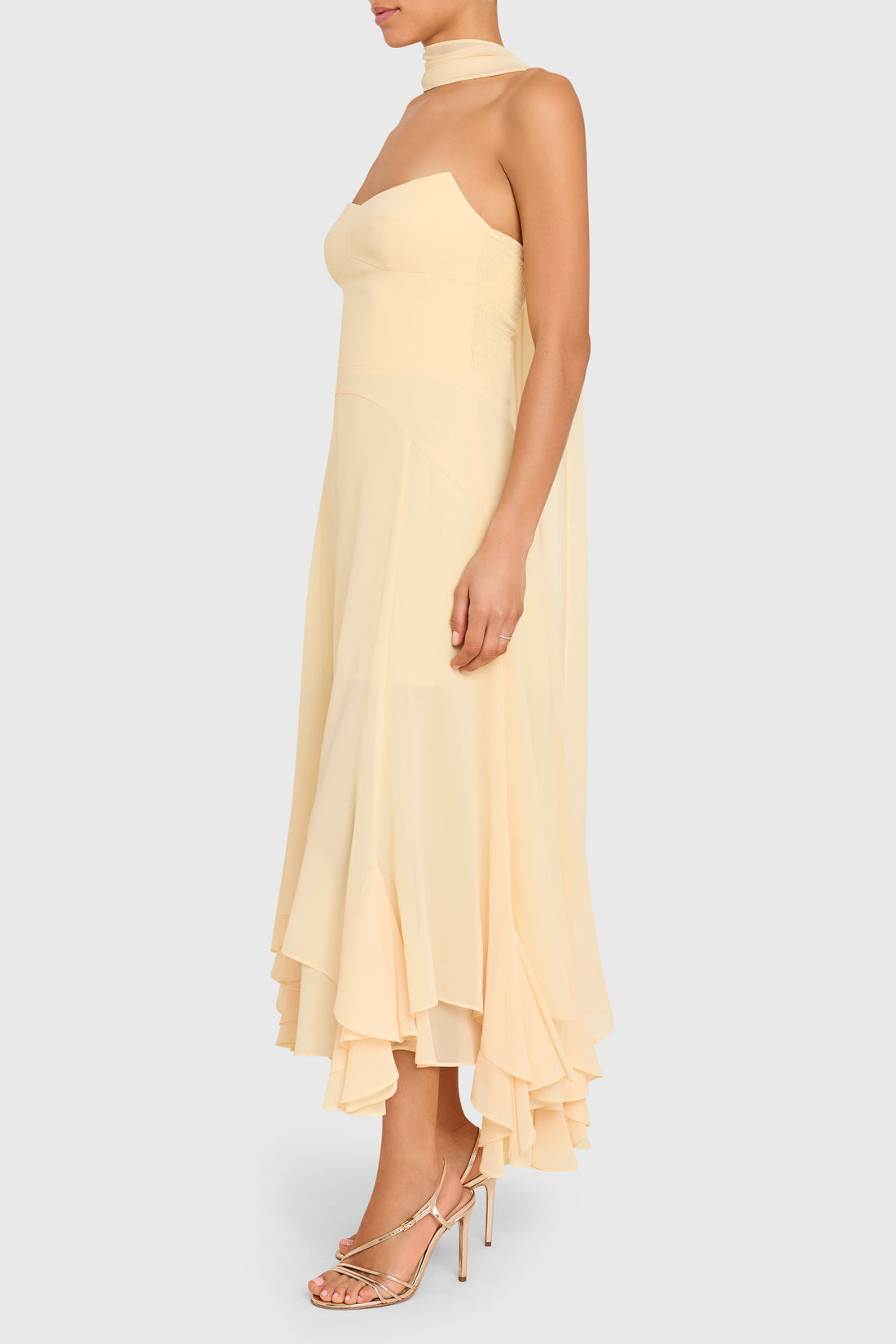 Monterey Dress With Scarf