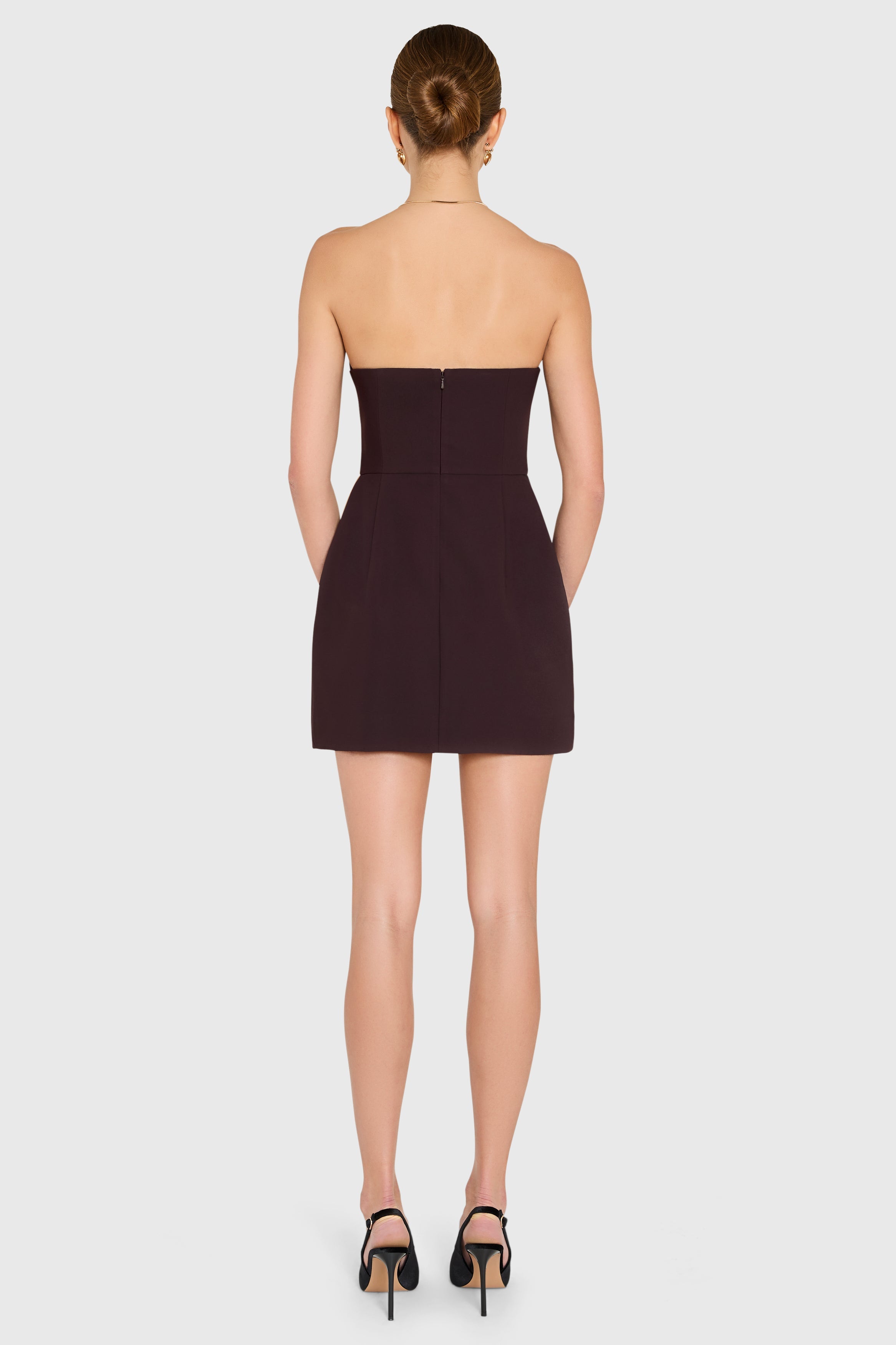 Strapless Puzzle Mini Dress
