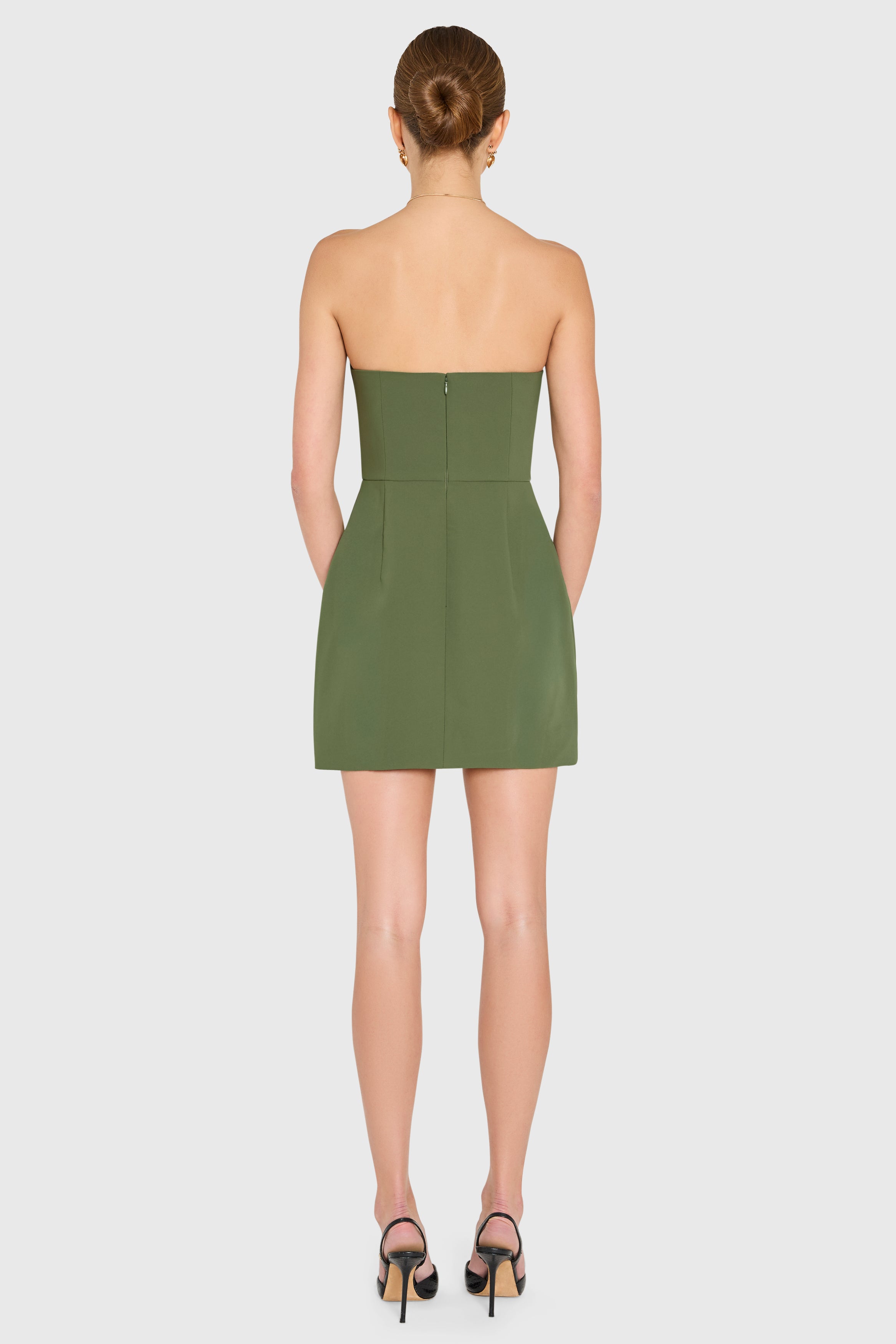 Strapless Puzzle Mini Dress