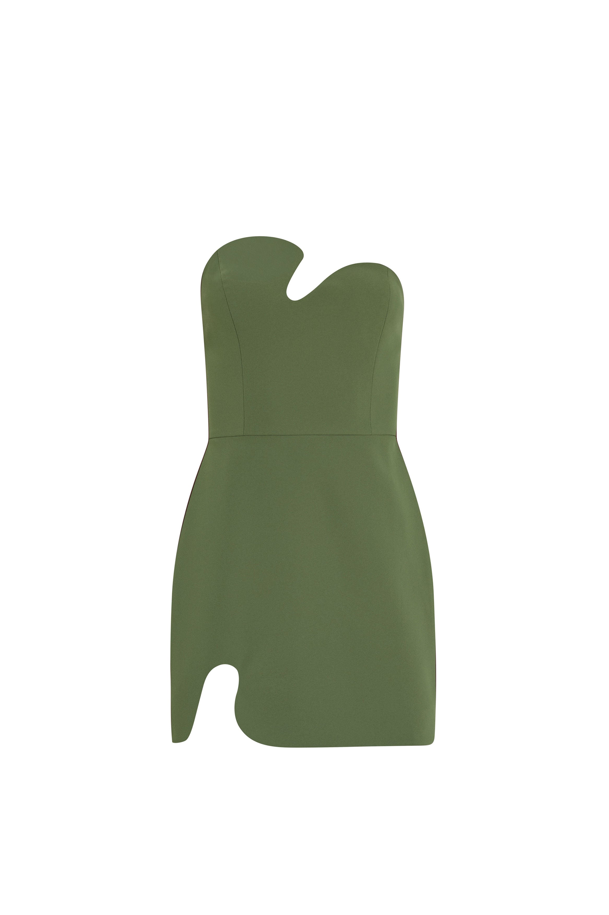Strapless Puzzle Mini Dress