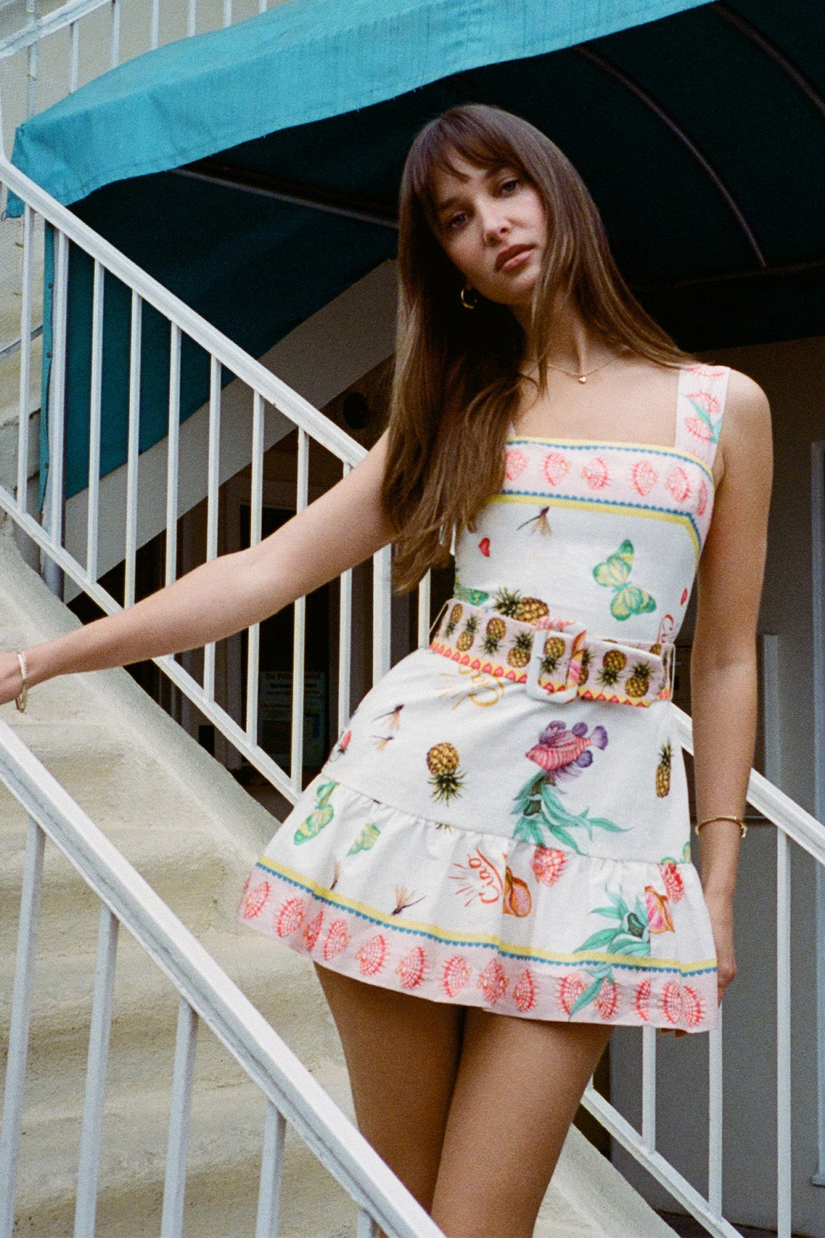 Lena Romper in Postcard