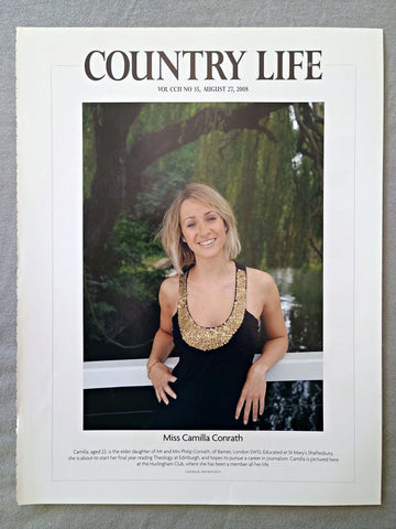 Miss Camilla Conrath - Camilla, aged 22, is the elder daughter of Mr and Mrs Philip Conrath, of Barnes, London SW13. Educated at St Mary's Shaftesbury. she is about to start her final year reading Theology at Edinburgh, and hopes to pursue a career in journalism. Camilla is pictured here at the Hurlingham Club, where she has been a member all her life.