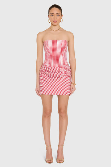 Mariah Dress in Gingham