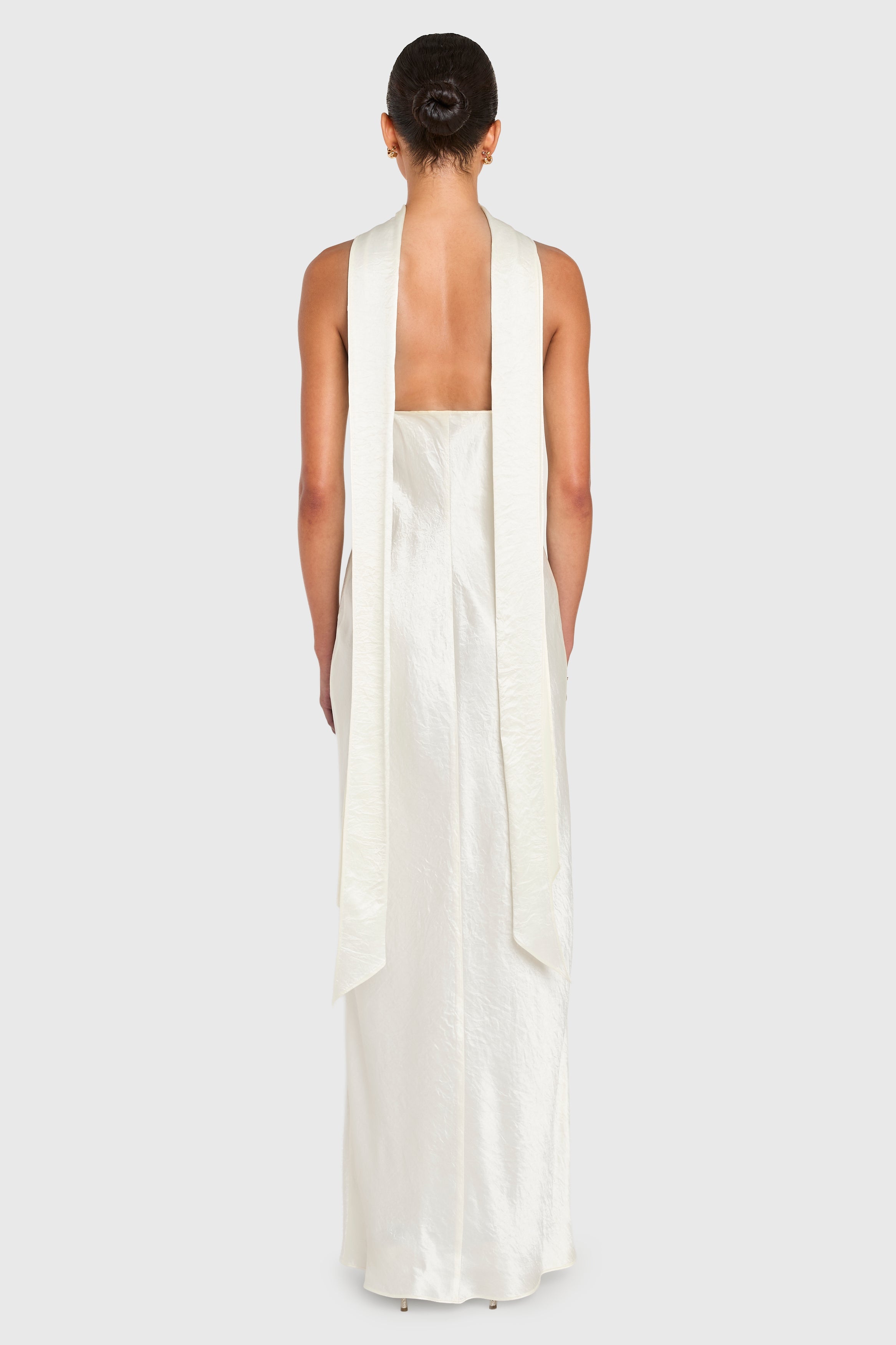 Ashton Maxi in Satin