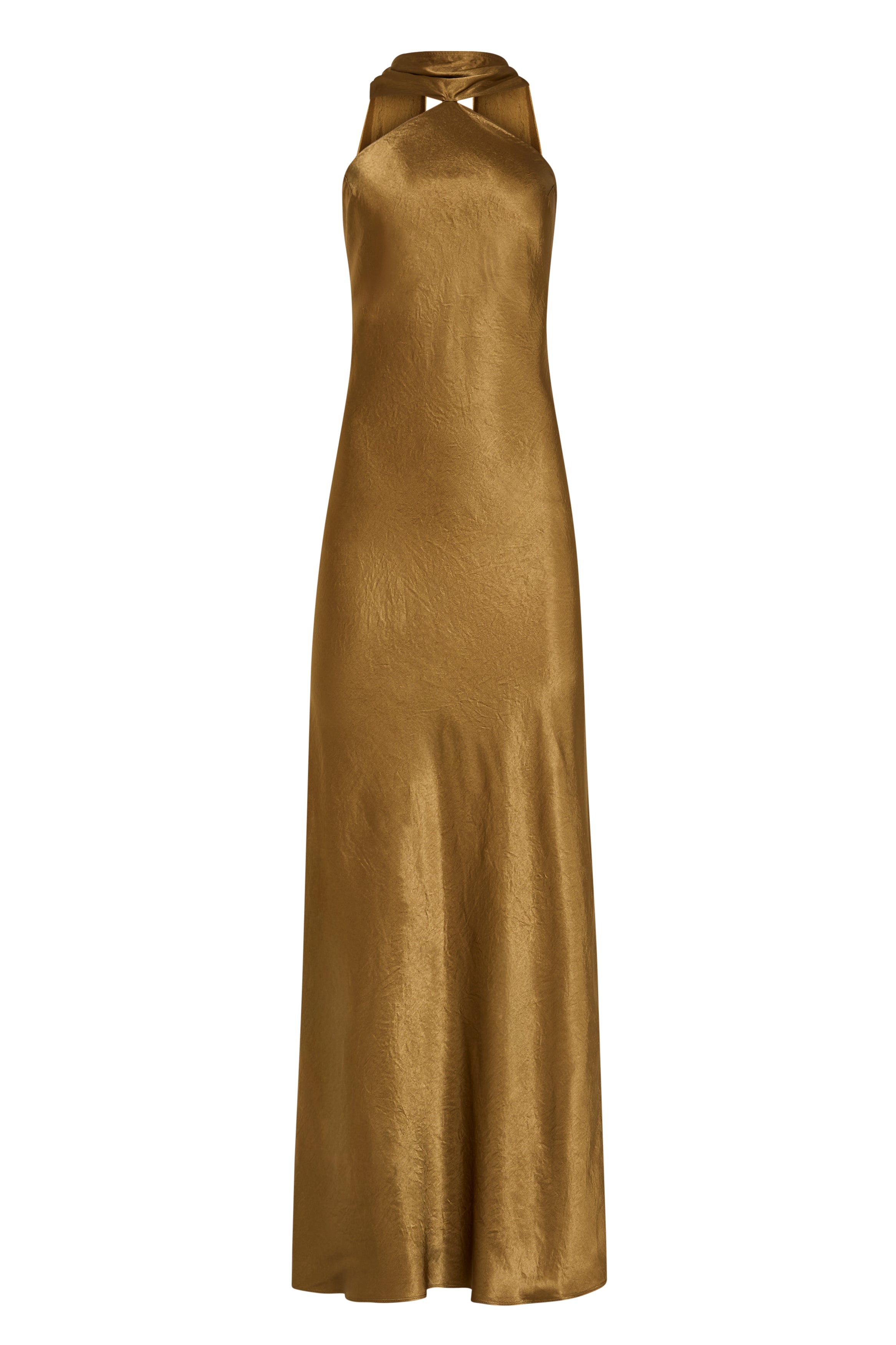 Ashton Maxi in Satin