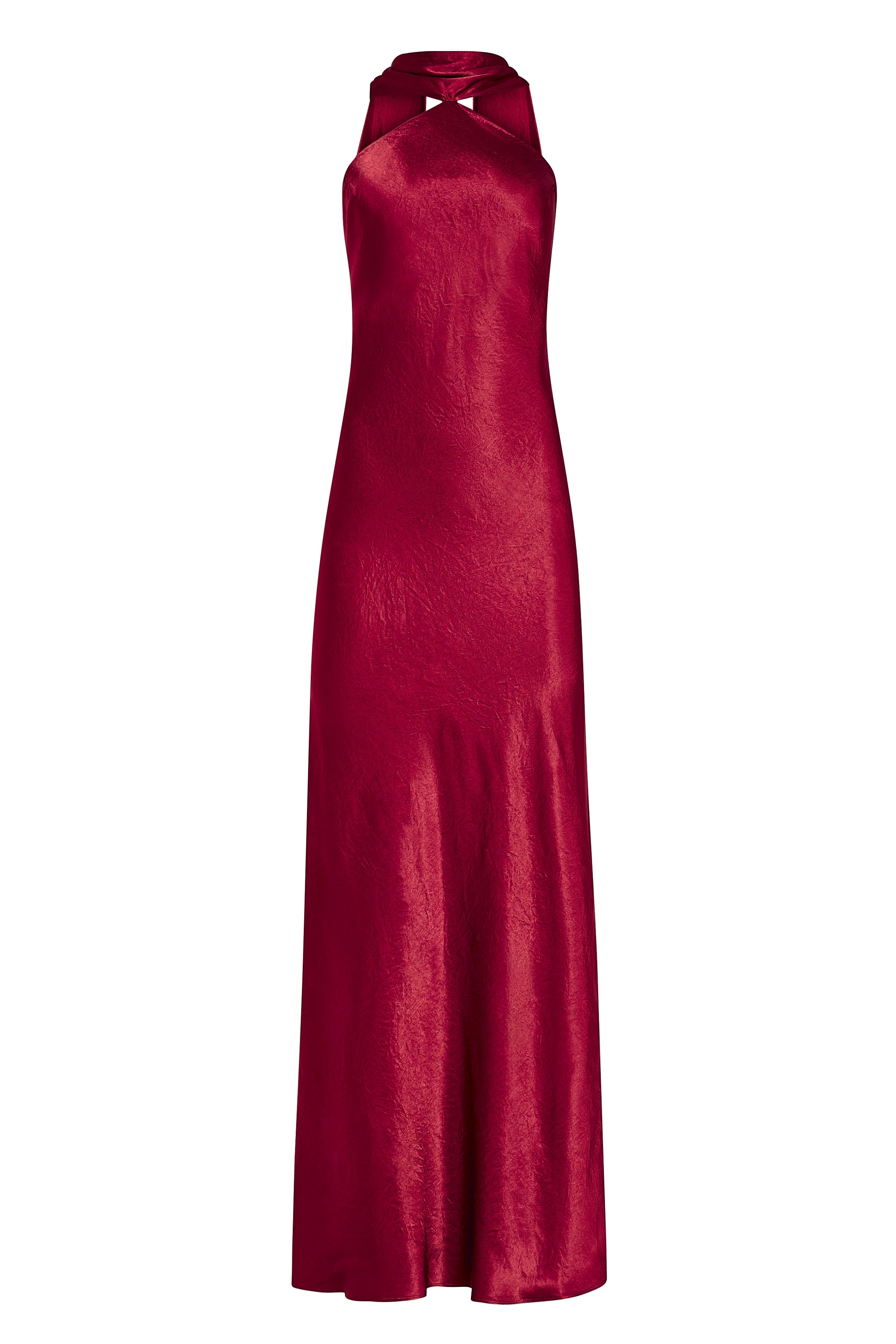 Ashton Maxi in Satin