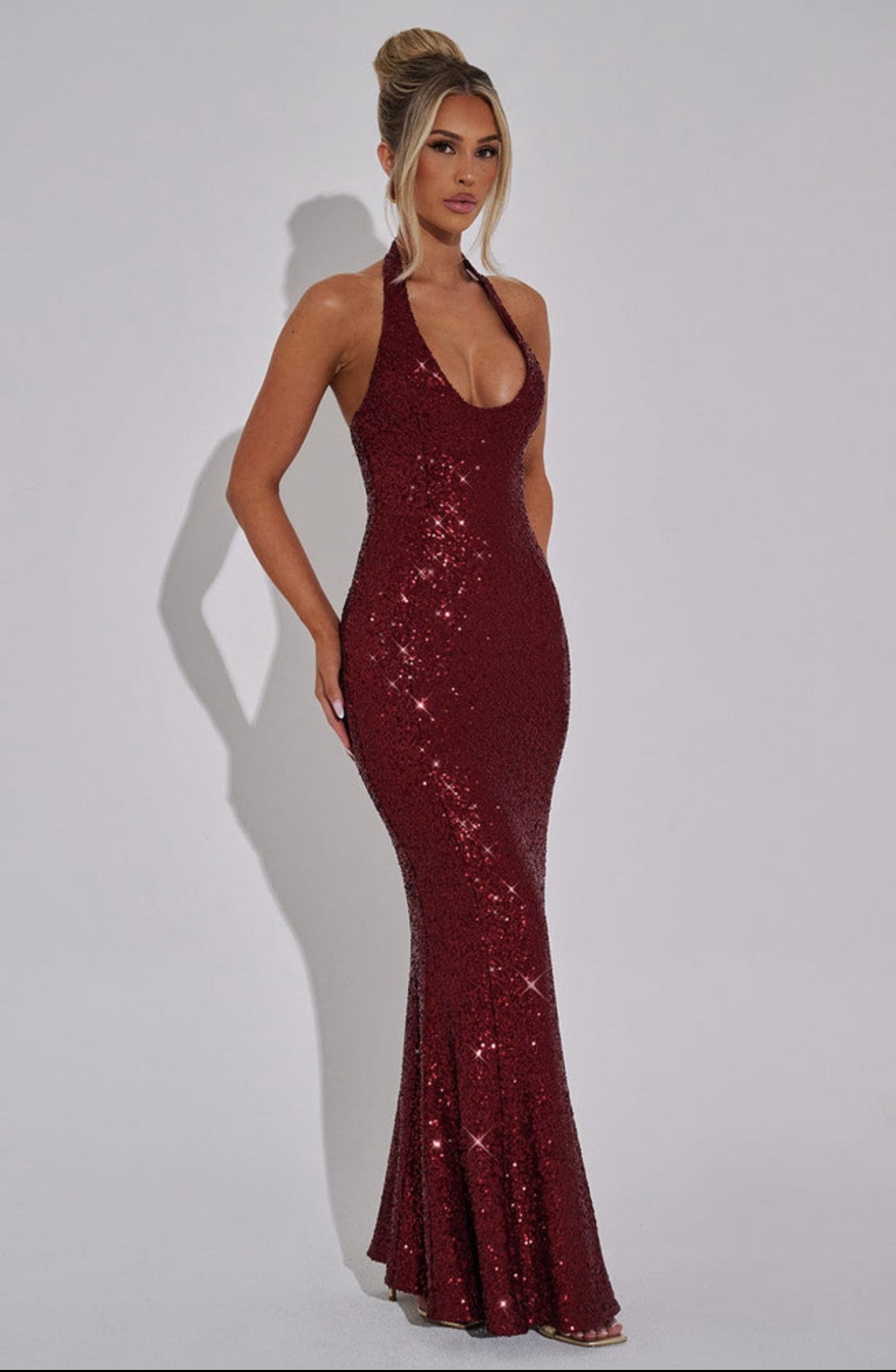 BABYBOO Odette Maxi Dress Wine