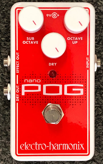 EHX Nano POG Polyphonic Octave Generator Guitar Effect Pedal - Harbor Music (310) 406-3090