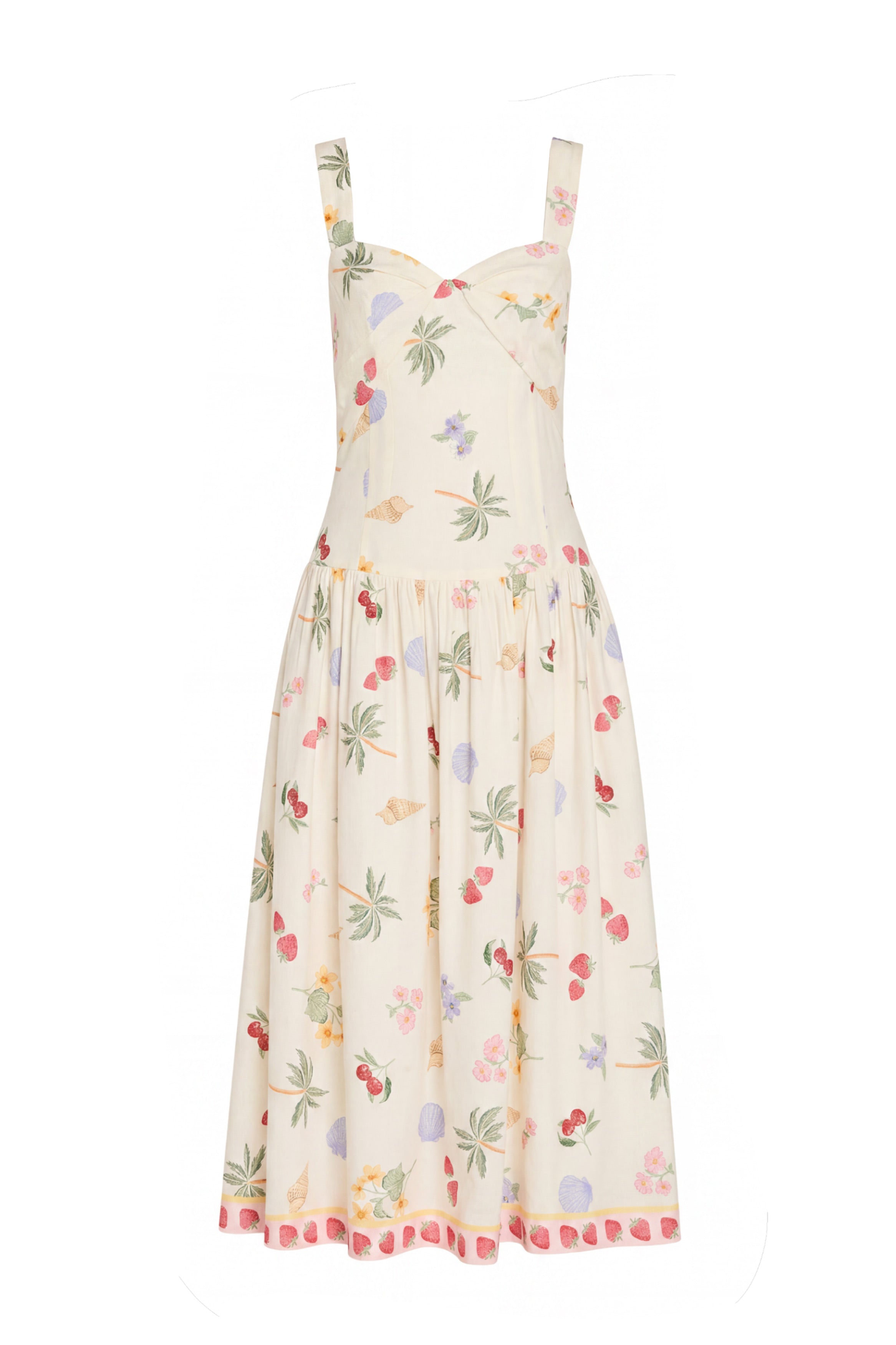 Soho Midi Dress in Boardwalk
