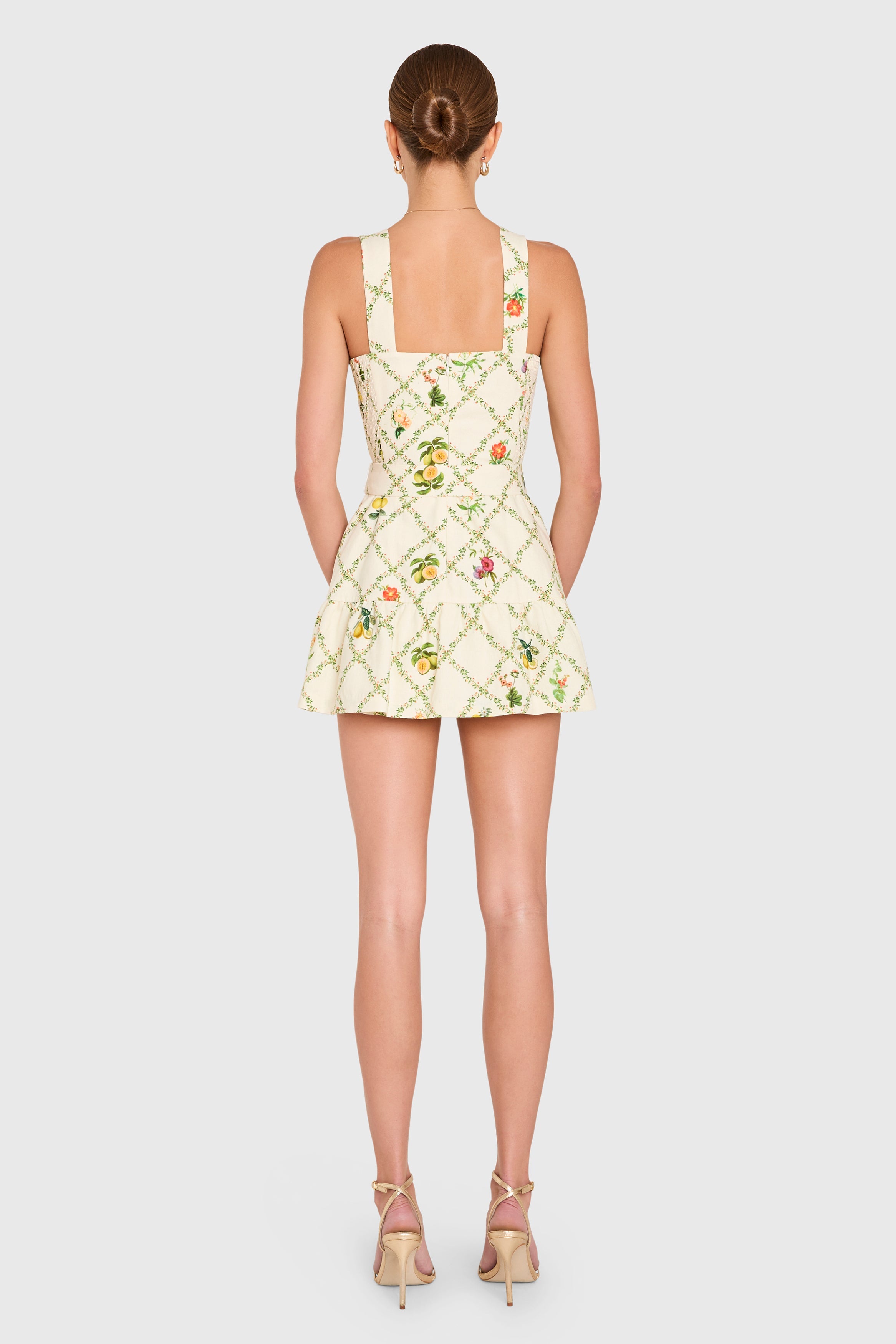 Lena Romper in Trellis