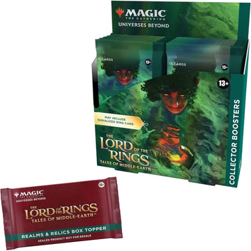 Magic: The Gathering TCG: The Lord of The Rings: Tales of Middle-Earth Collector Booster Box - 12 Packs + 1 Box Topper Card Card Game Wizards of the Coast