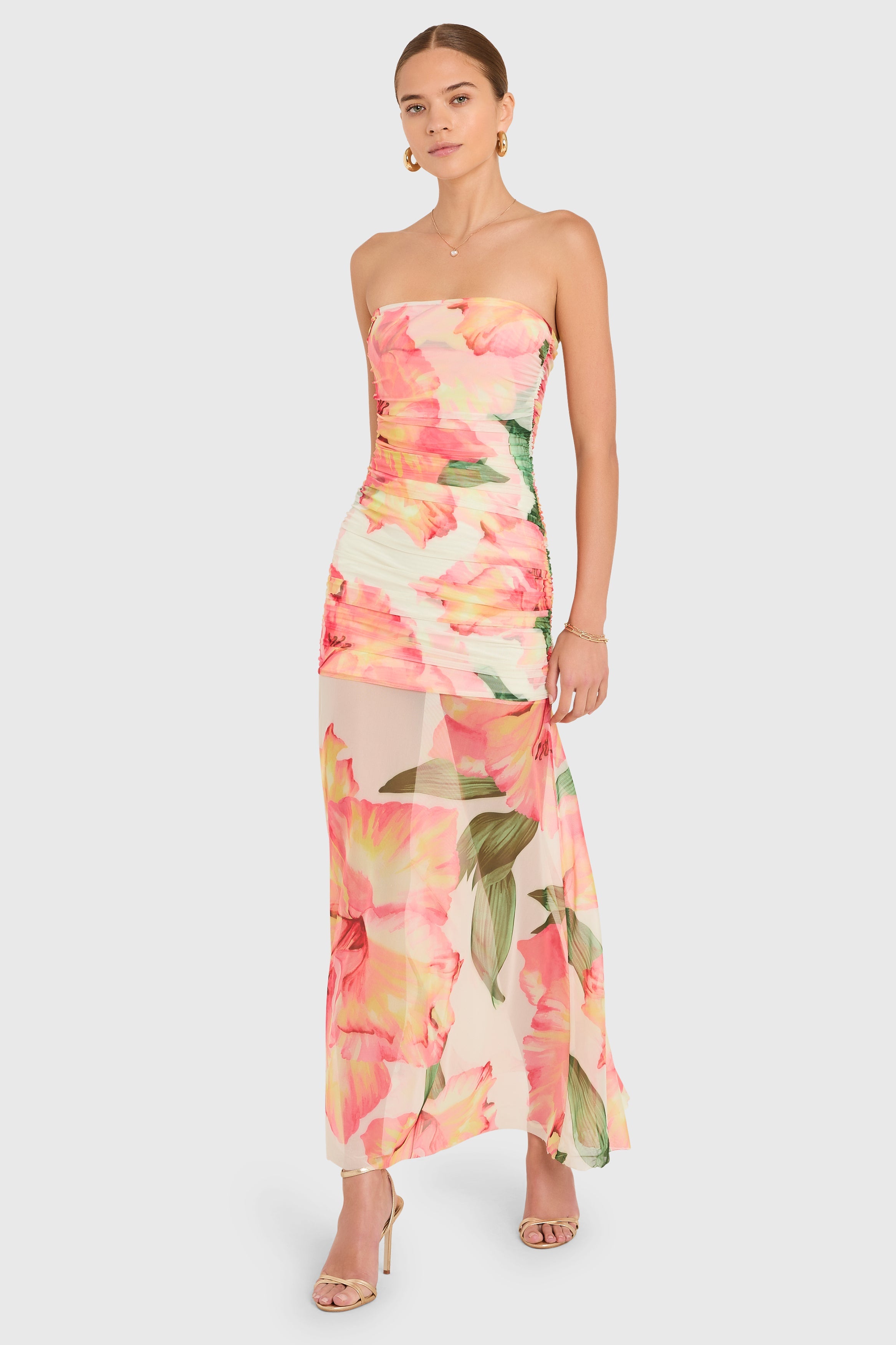 Leo Dress in Hibiscus