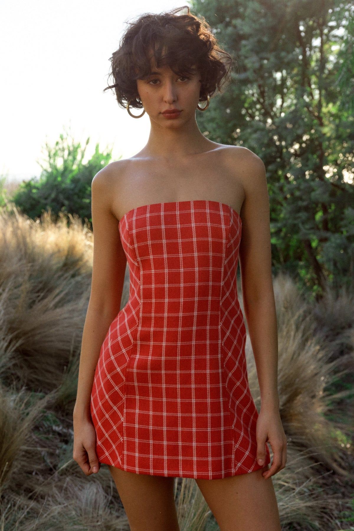 Daisy Romper in Plaid