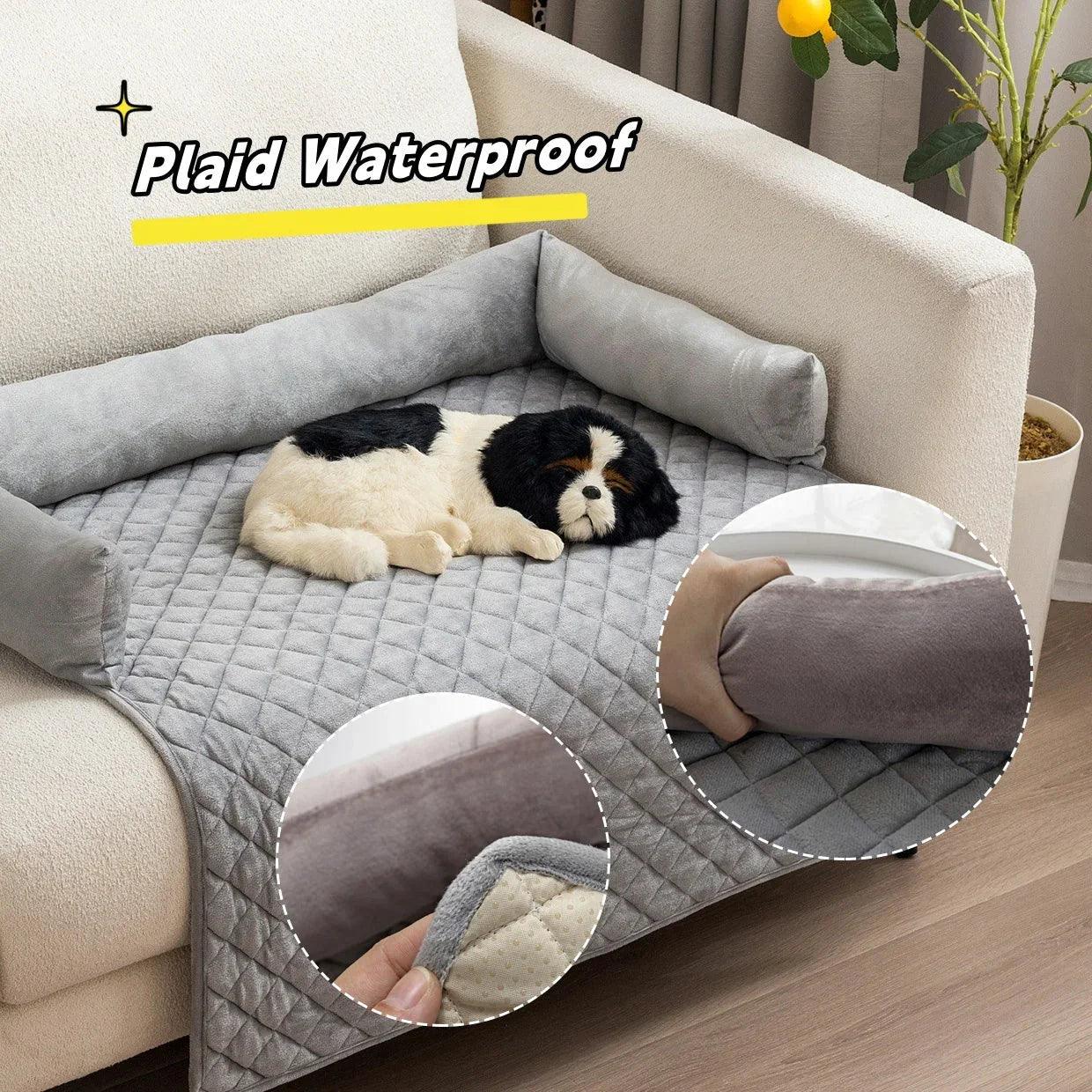 Pet Dog Sofa Bed Dog Beds For Large Dogs Cushion Warm Cat Beds Mat Furniture Protector Dog Sofa EX-STOCK Canada