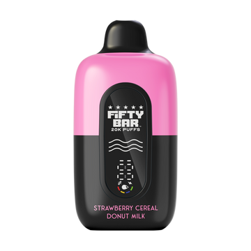 Strawberry Cereal Donut Milk Fifty Bar 20K Disposable Vape