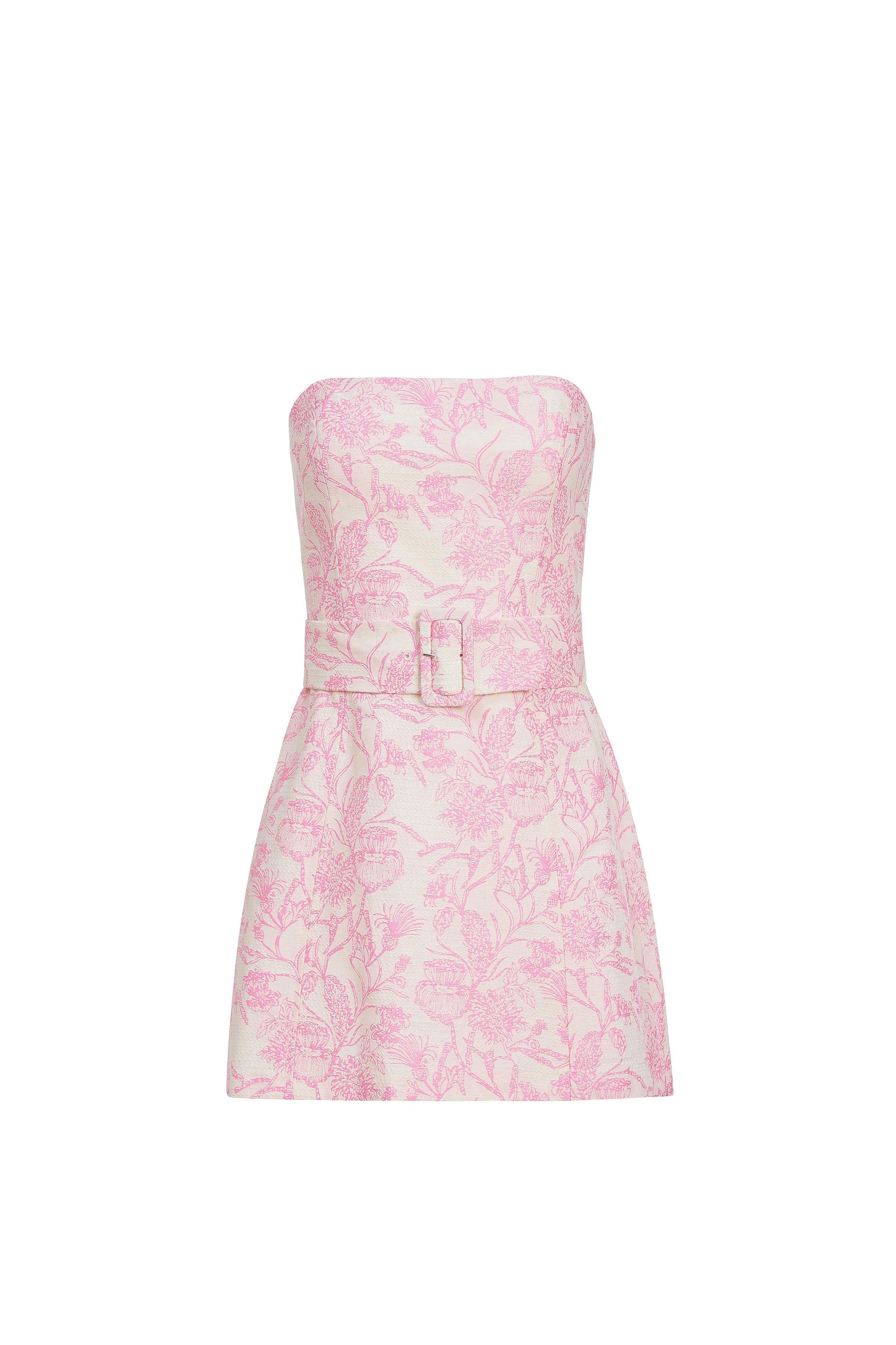 Fae Dress in Toile Brocade