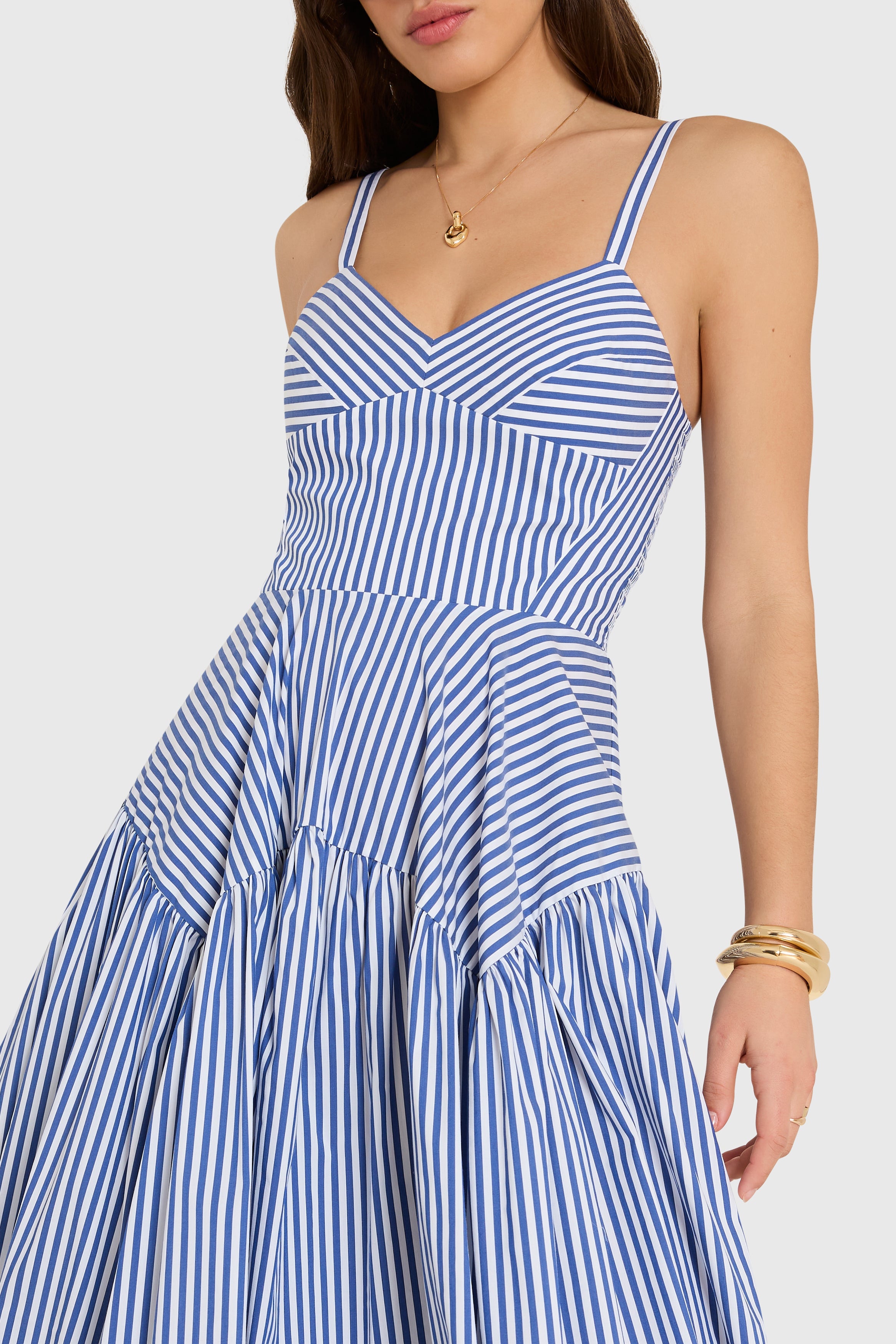 Spencer Midi Dress in Bayhaven Stripe