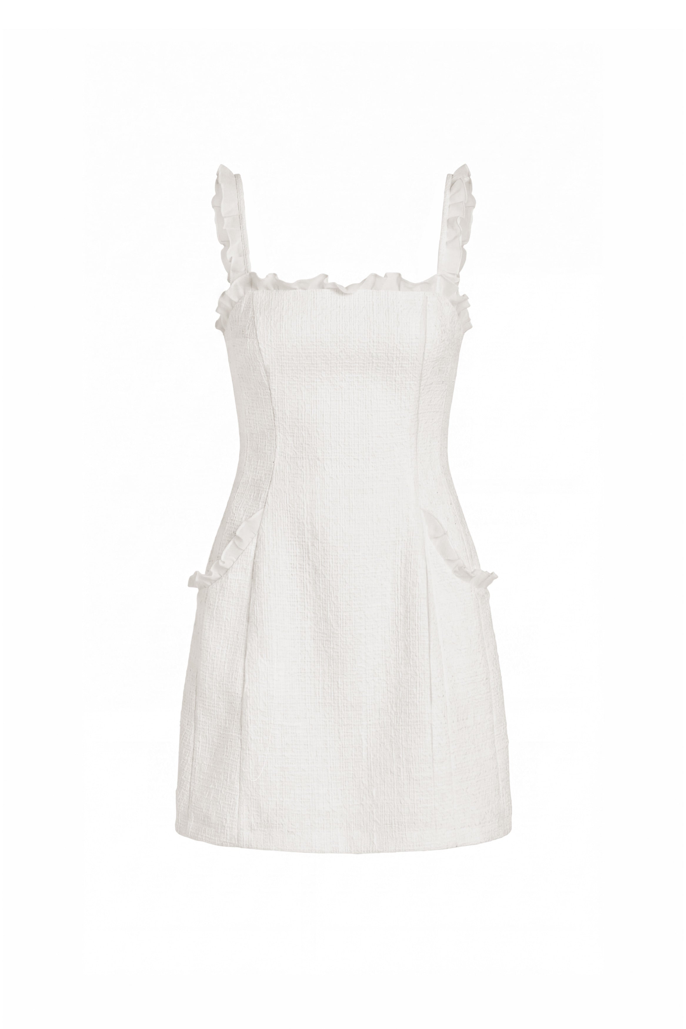 Andreina Dress in Camellia Tweed