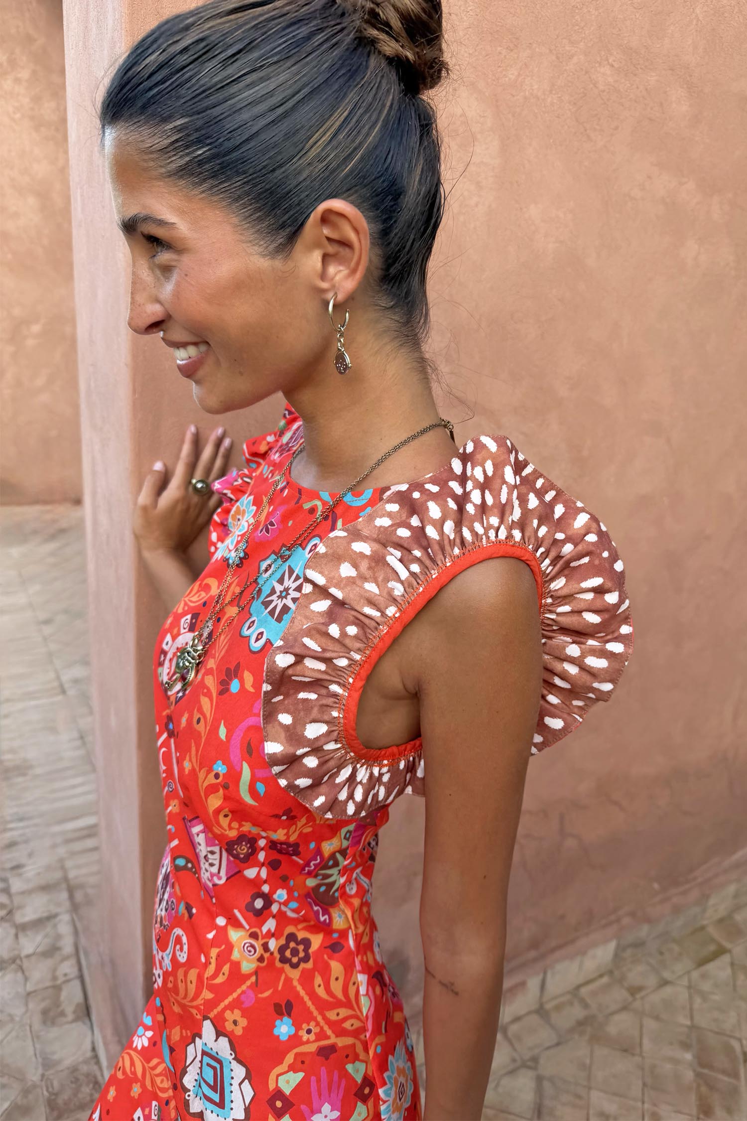 Tomato Tapestry Frida Dress