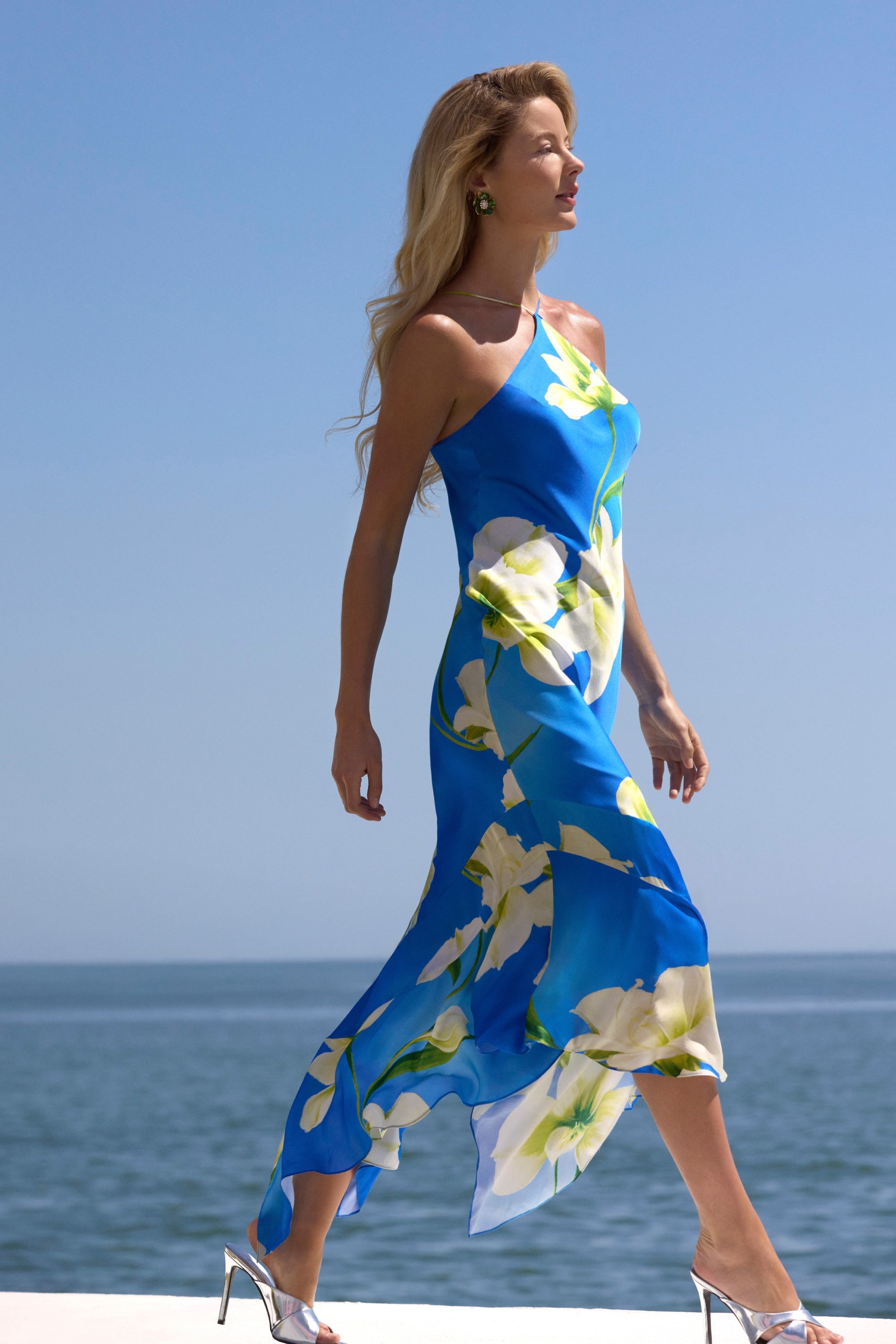 Gabriella Midi Dress in Mallorca