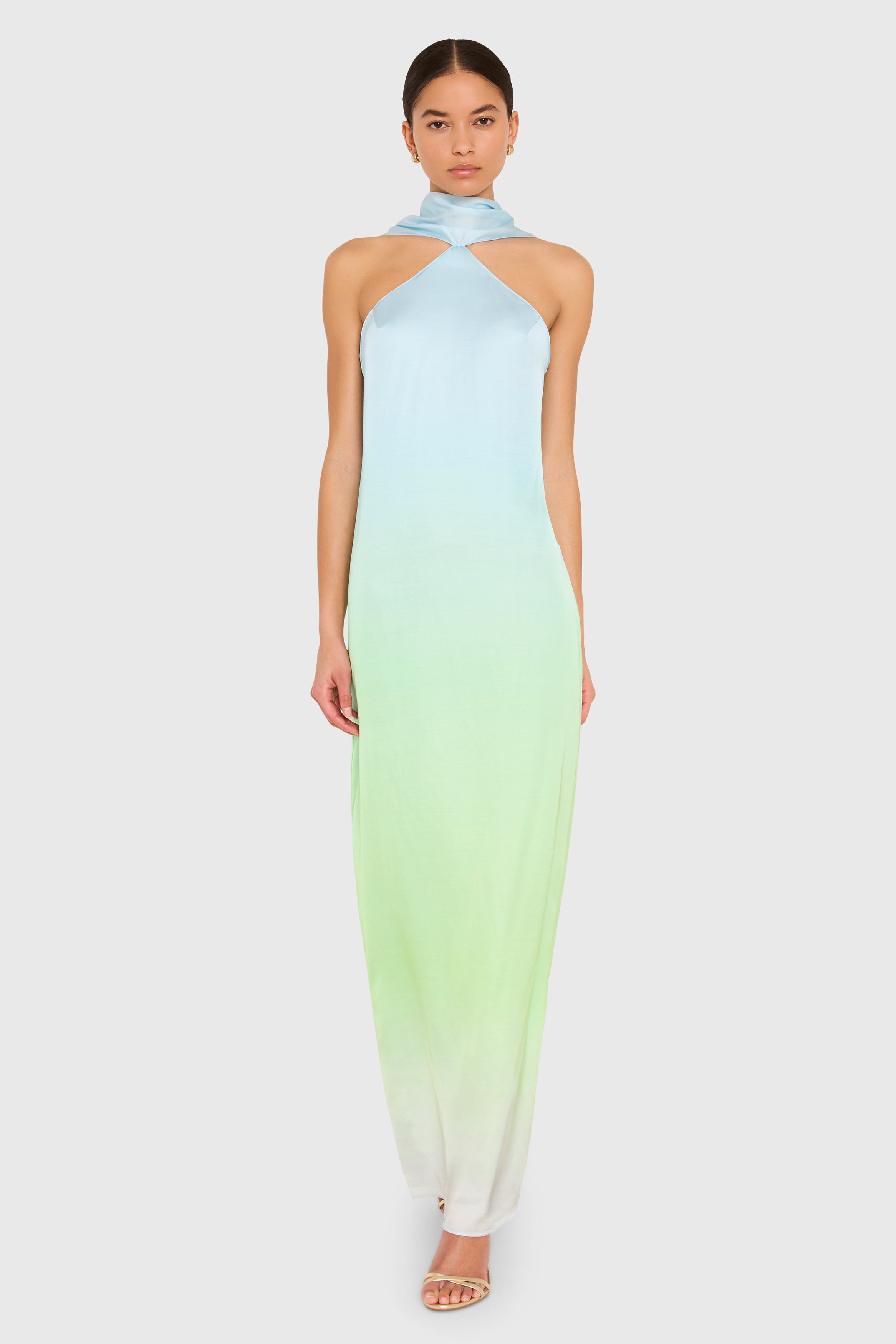 Ashton Maxi in Blue Ombre