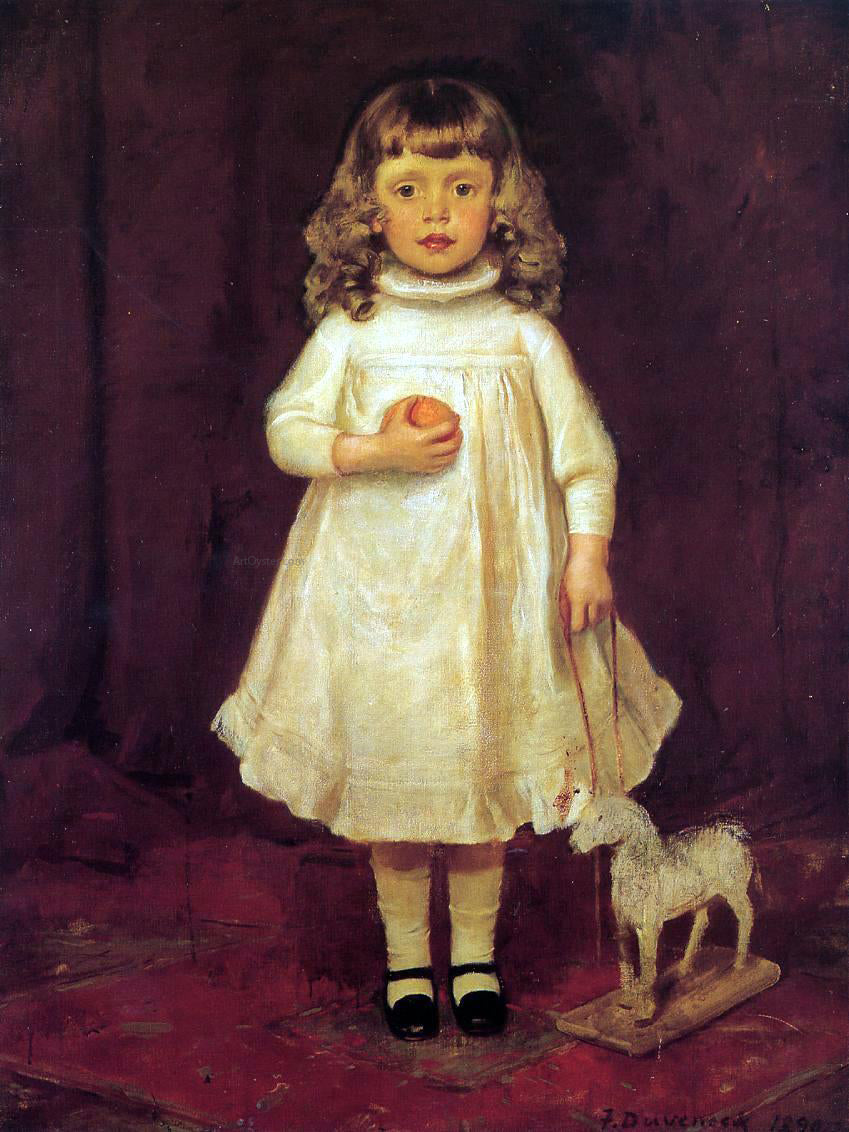 Frank Duveneck F. B. Duveneck as a Child - Art Print
