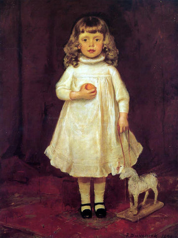 Frank Duveneck F. B. Duveneck as a Child - Art Print