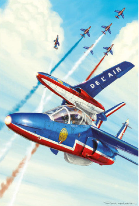 Poster Patrouille de France par Romain Hugault
