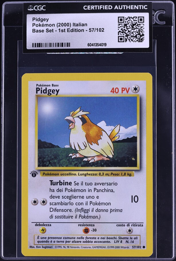 2000 Pokemon Base Set 2 Pidgey #86 CGC 10 GEM MINT on Fanatics Collect