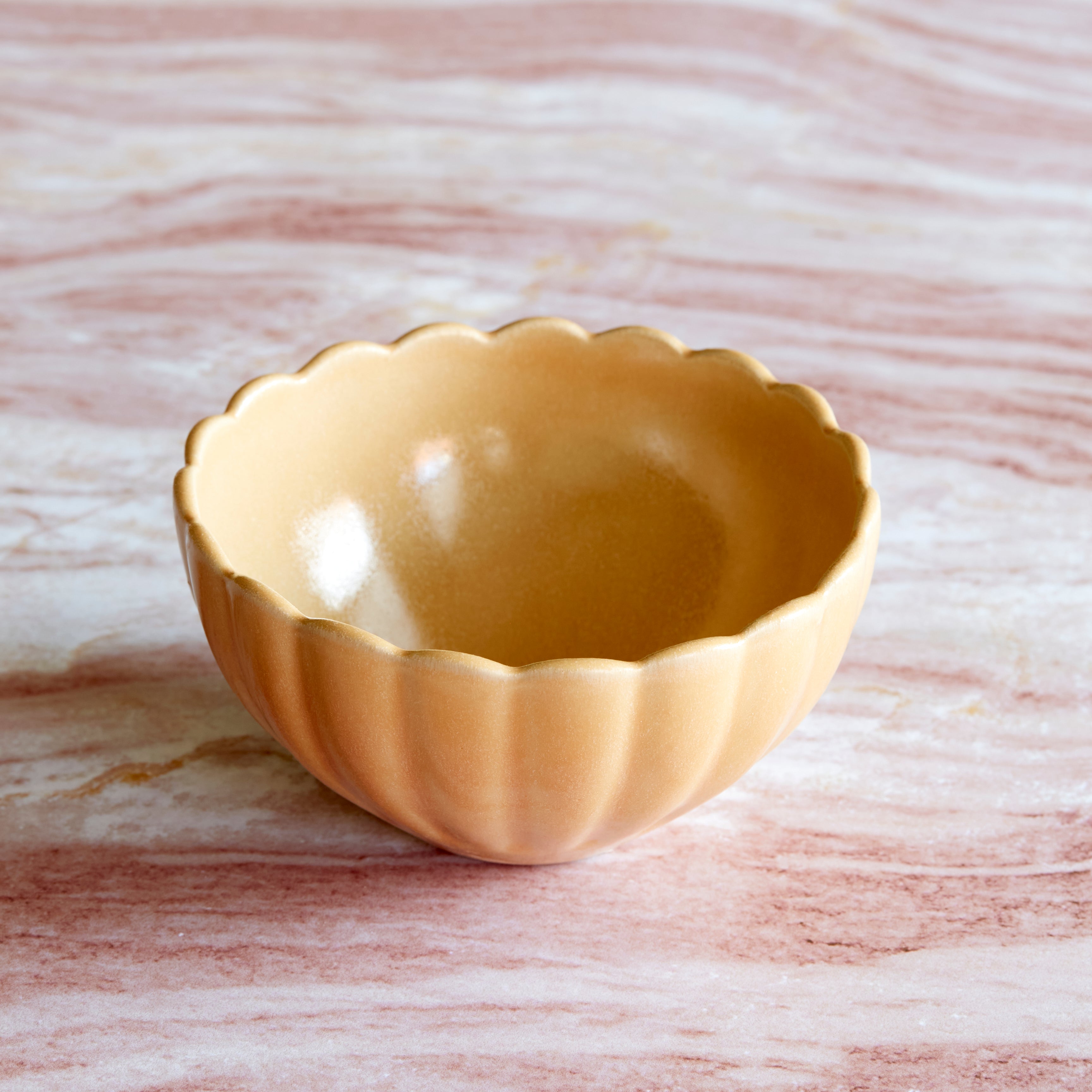 Monxra Stoneware Bowl - Camel