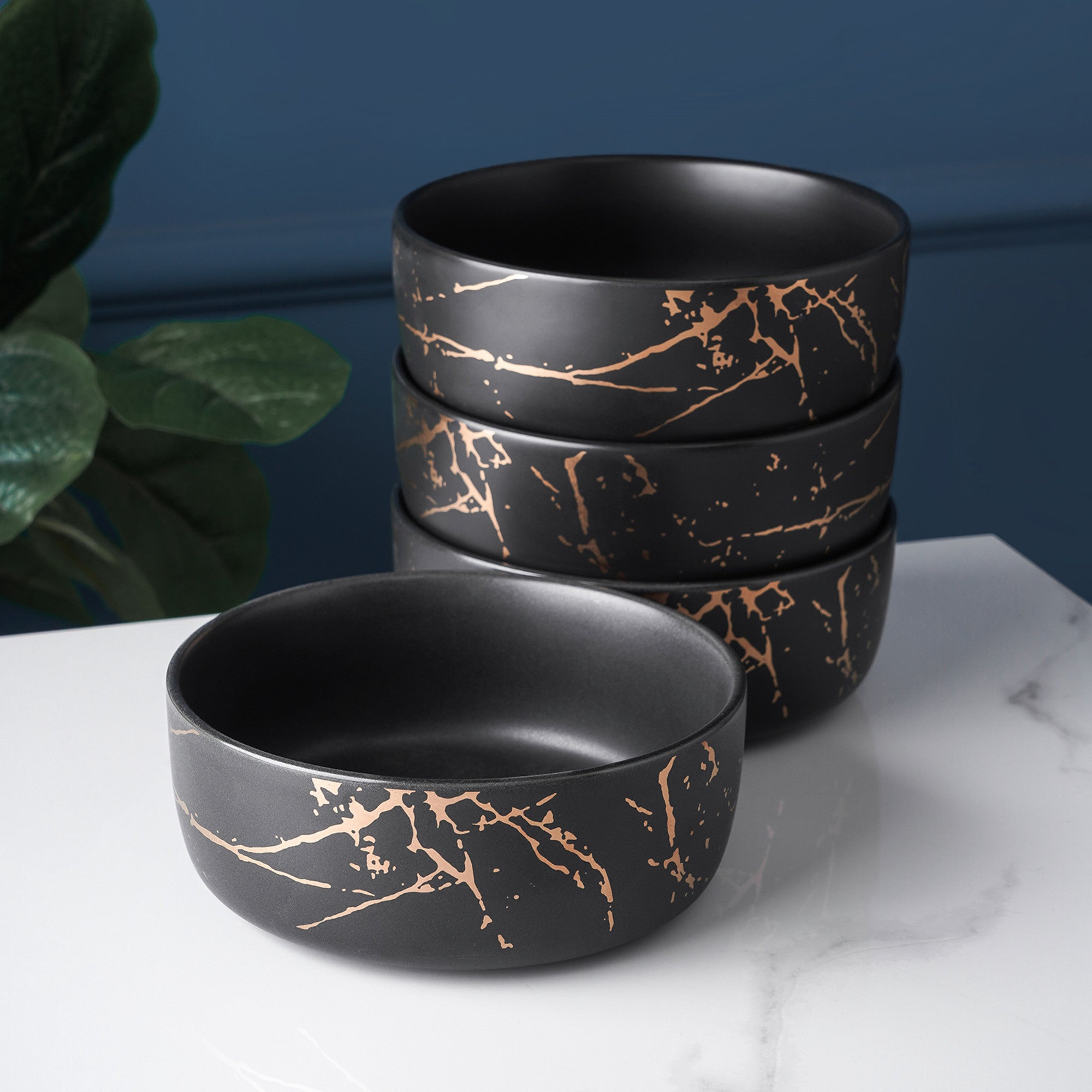 Monxra Porcelain Bowl - Black