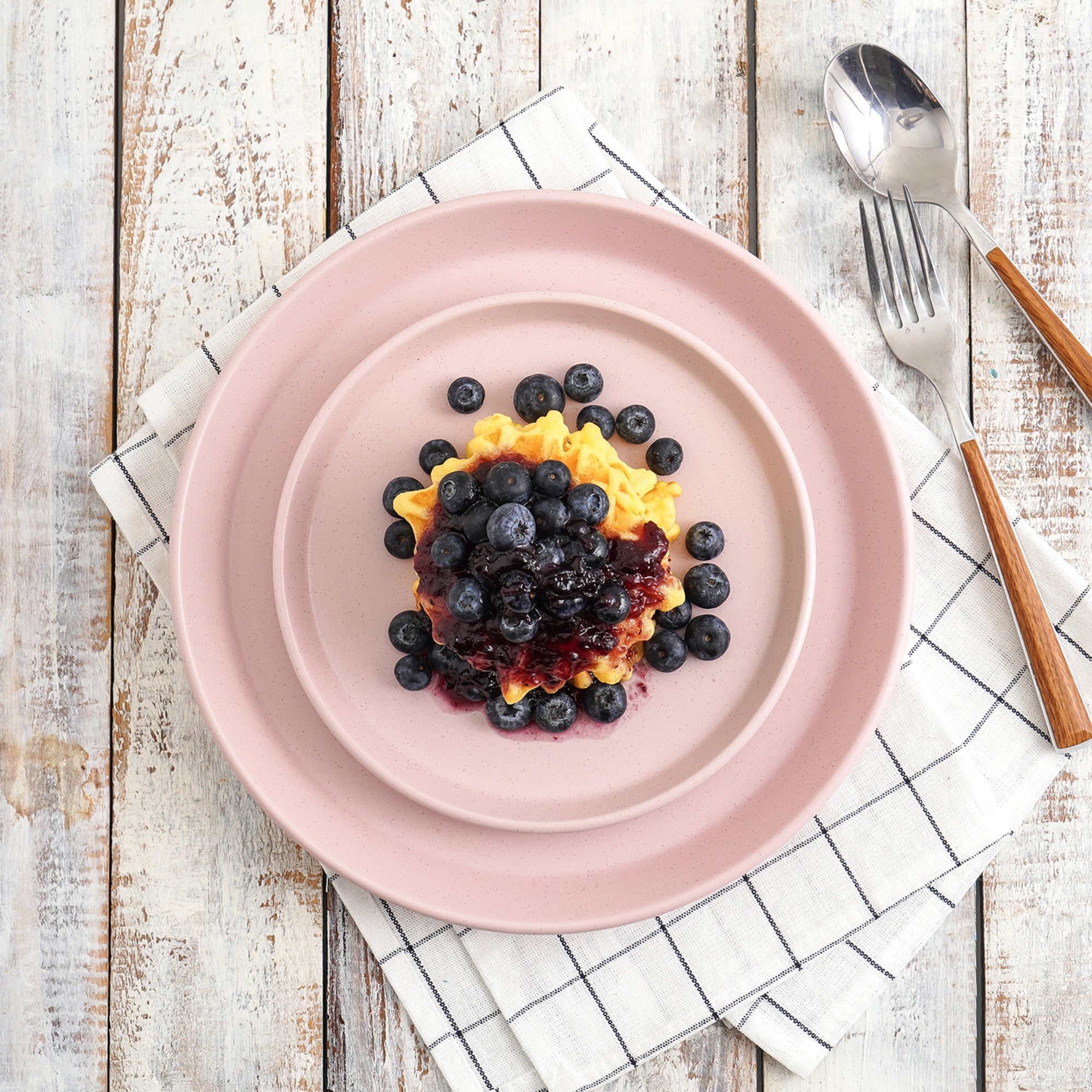 Monxra Stoneware Dinner Plate - Pink