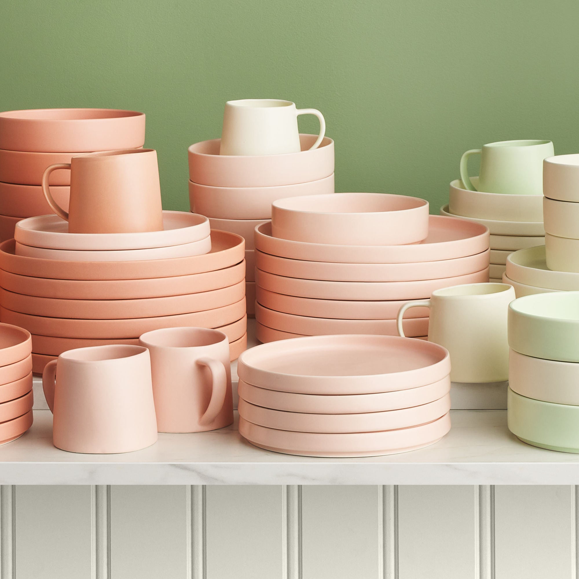 Monxra Porcelain Pasta Bowl Set - Set of 6