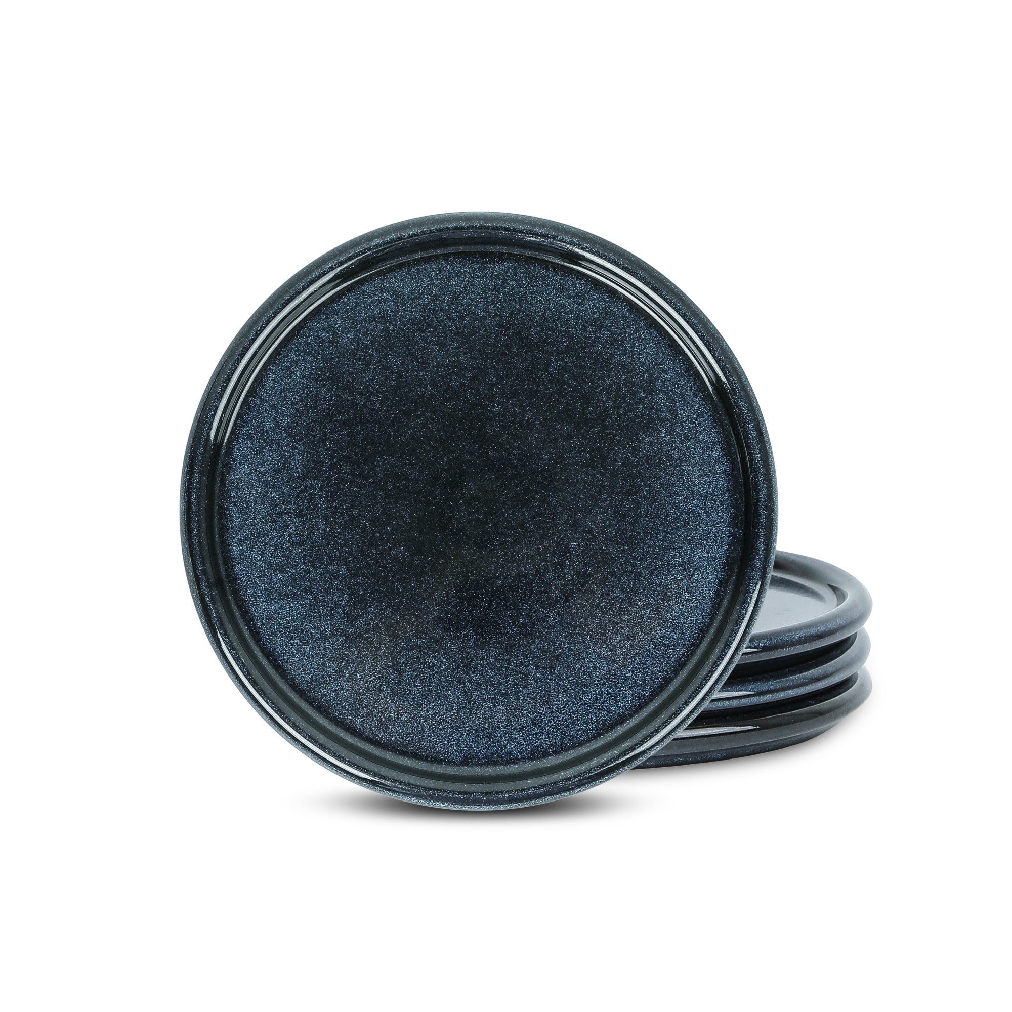 Monxra Stoneware Salad Plate - Dark Blue