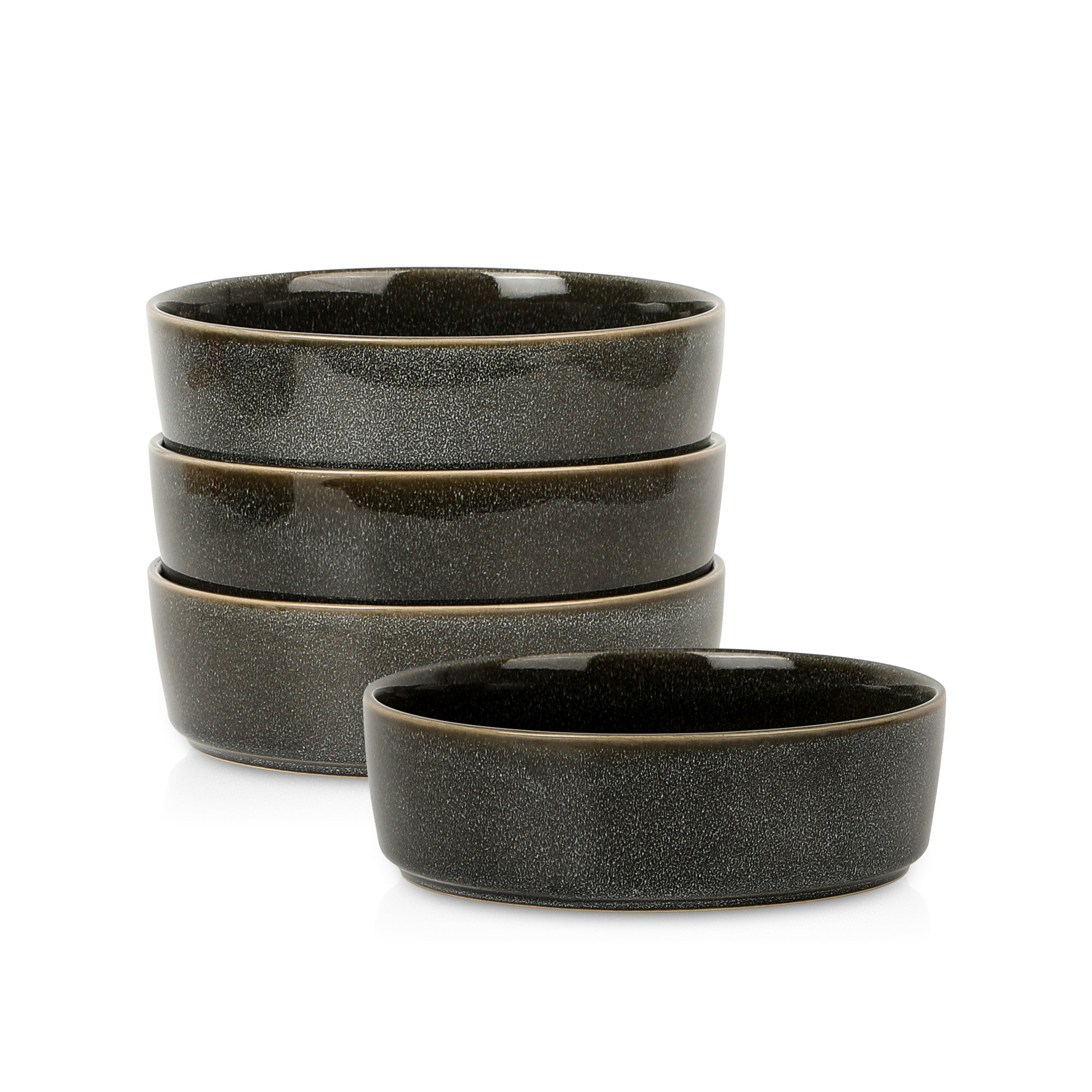 Monxra Stoneware  Pasta Bowl - Charcoal Grey
