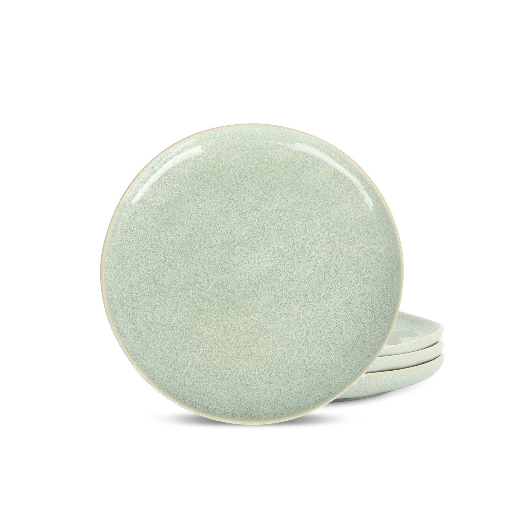 Monxra Stoneware Salad Plate - Light Green