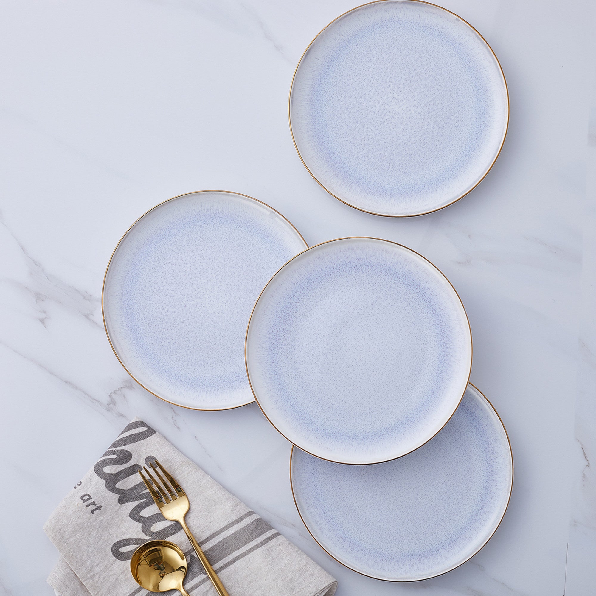 Monxra Porcelain Salad Plate - Lavender